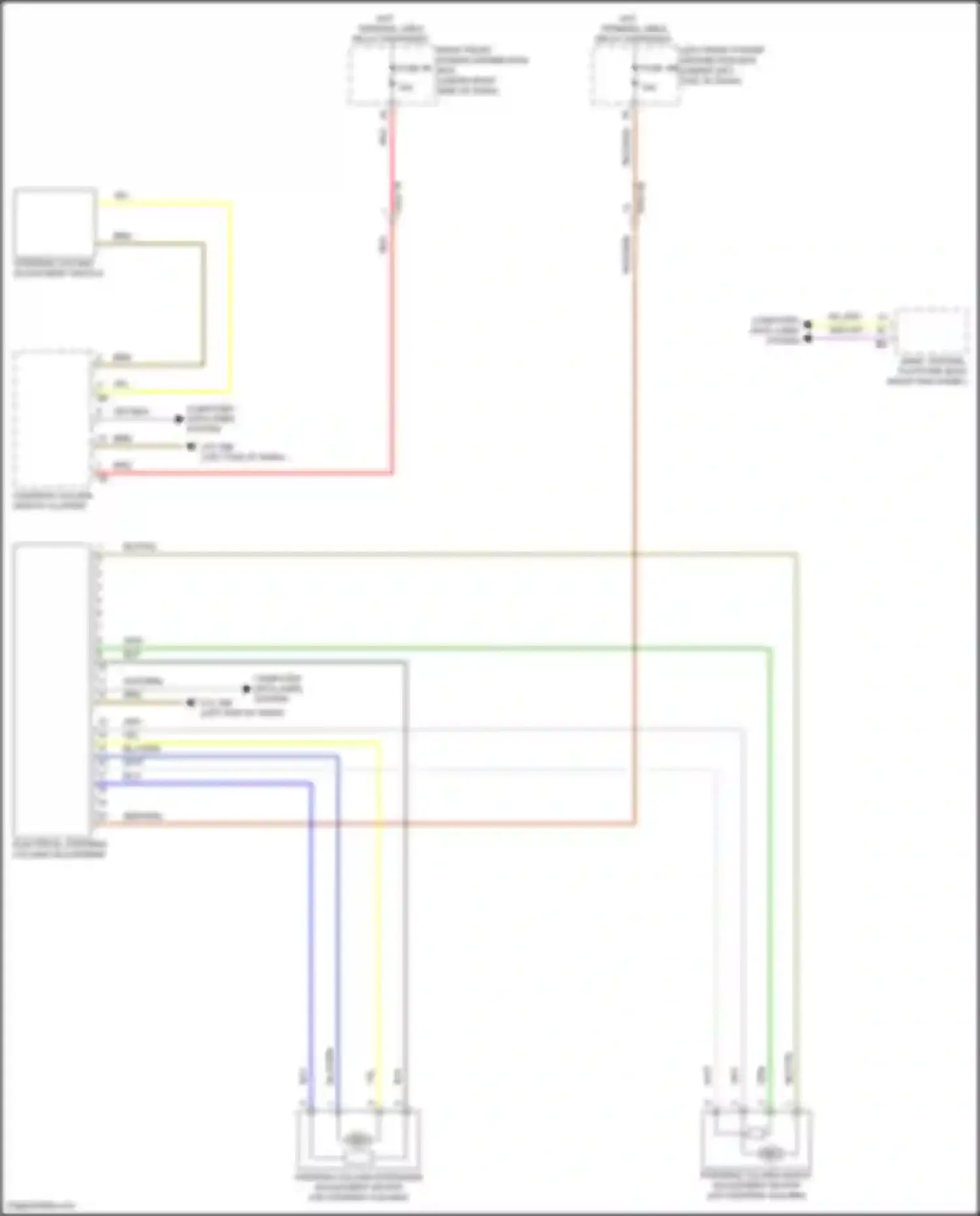 5 series BMW G60 (2023-2024): Steering column memory circuit