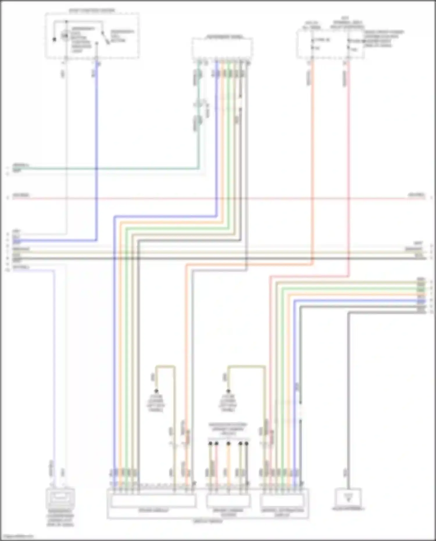 5 series BMW G60 (2023-2024): Navigation circuit, base (3 of 5)