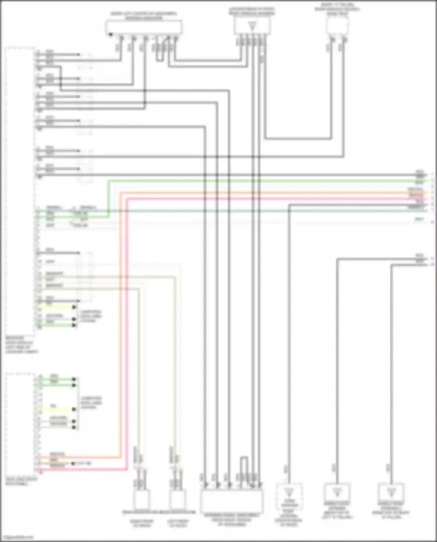 5 series BMW G60 (2023-2024): Navigation circuit, high level (1 of 6)