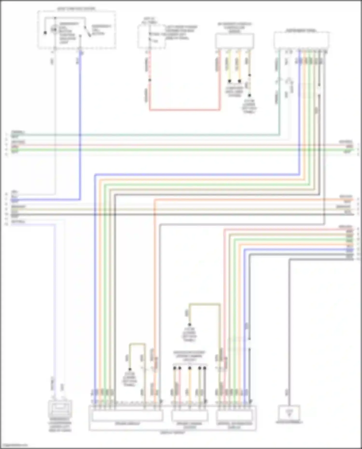 5 series BMW G60 (2023-2024): Navigation circuit, high level (3 of 6)