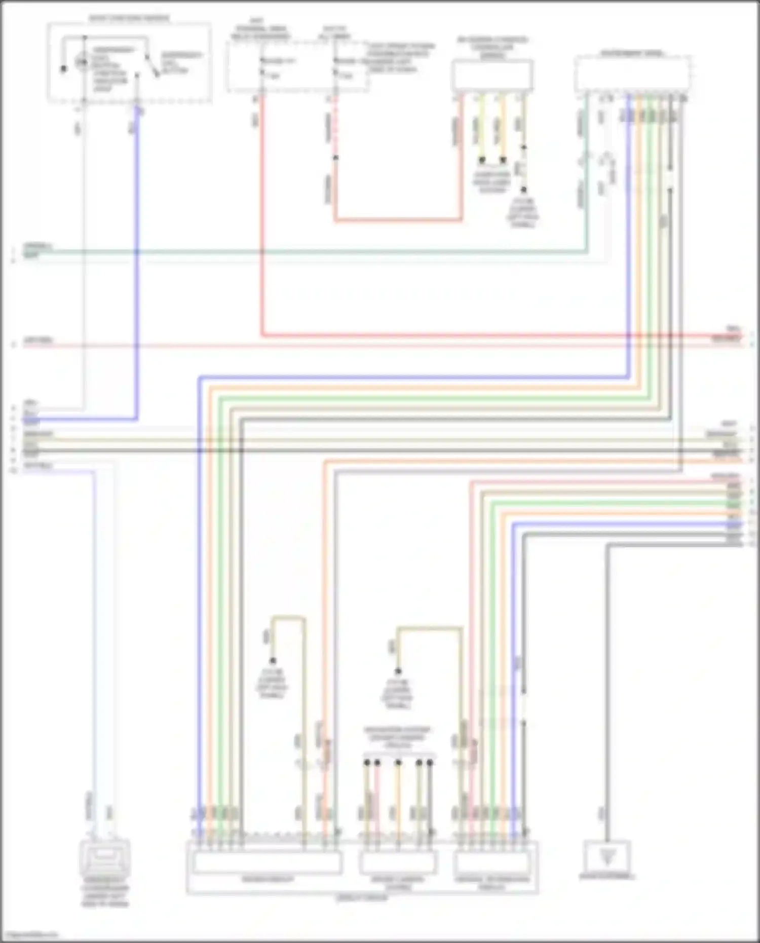 5 series BMW G60 (2023-2024): Navigation circuit, mid level (3 of 5)