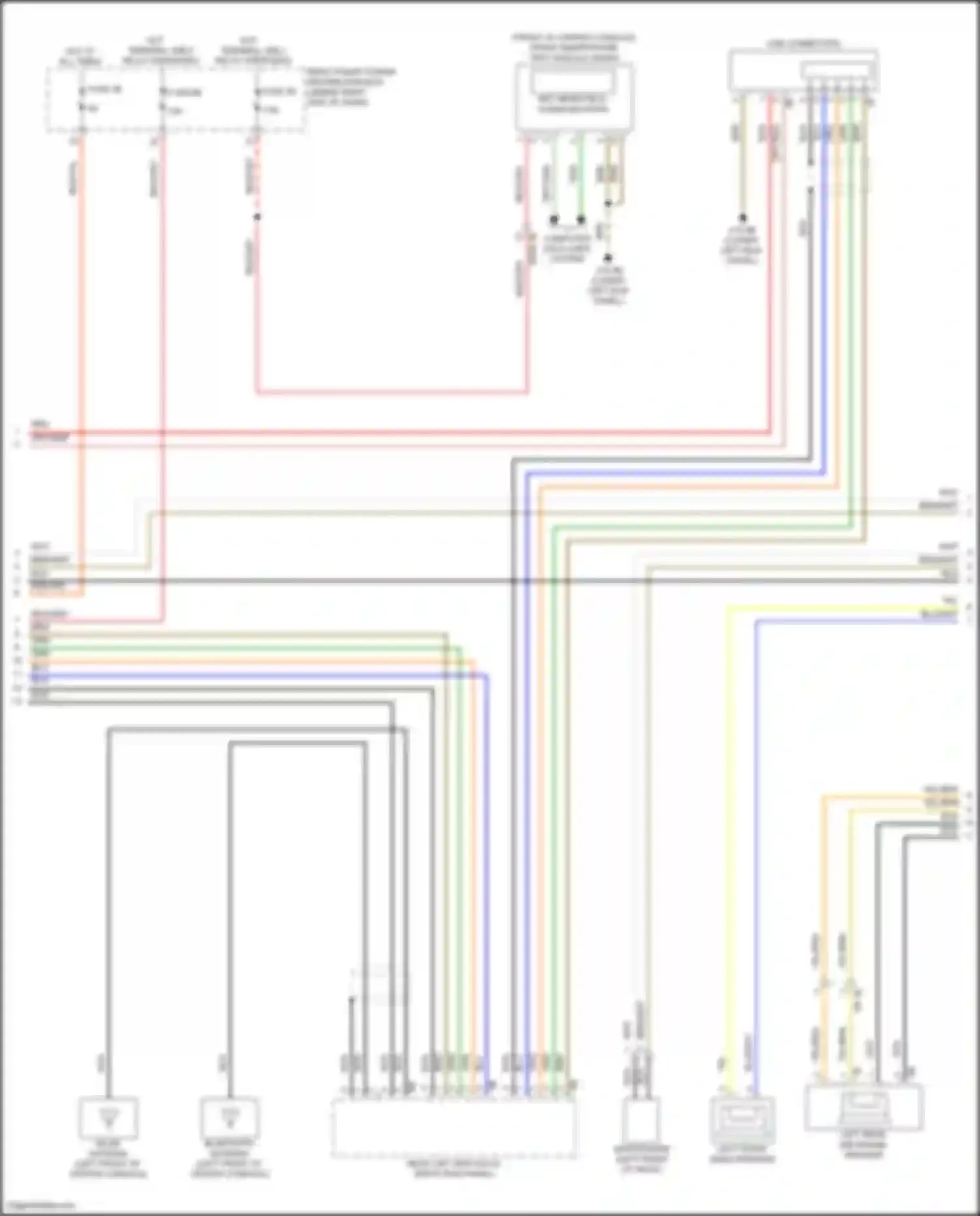 5 series BMW G60 (2023-2024): Navigation circuit, mid level (4 of 5)