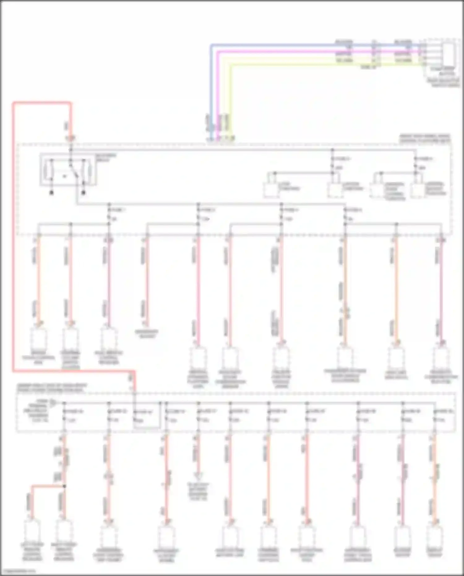 5 series BMW G60 (2023-2024): Power distribution circuit (2 of 10)