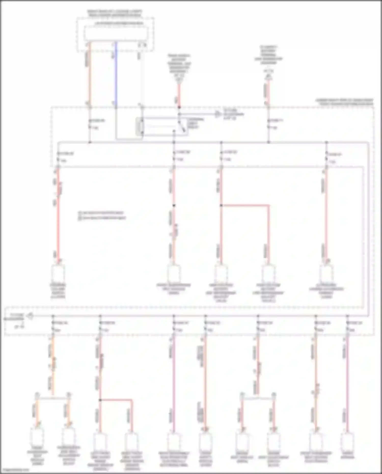 5 series BMW G60 (2023-2024): Power distribution circuit (4 of 10)