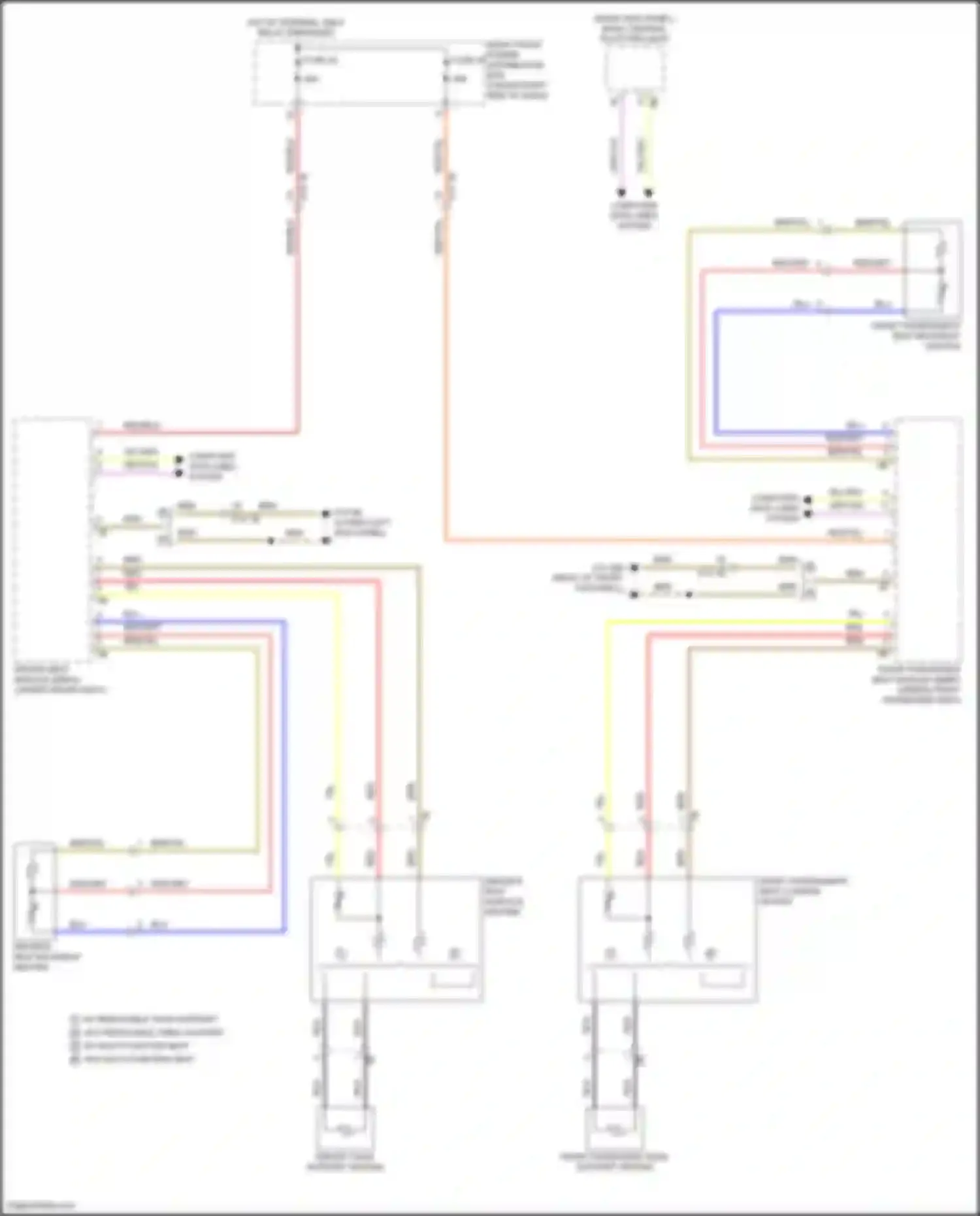5 series BMW G60 (2023-2024): Front heated seats circuit, w/ memory