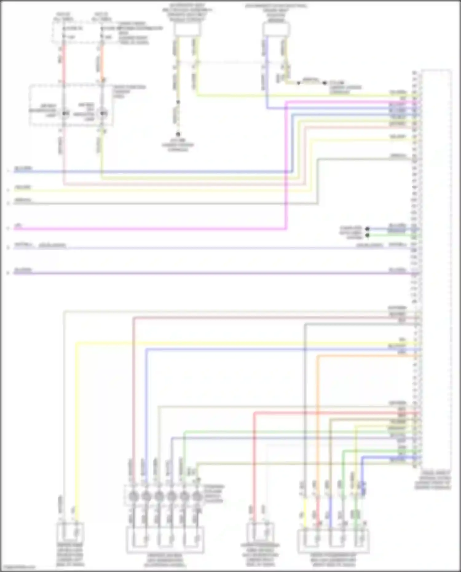 5 series BMW G60 (2023-2024): Supplemental restraints circuit (5 of 5)