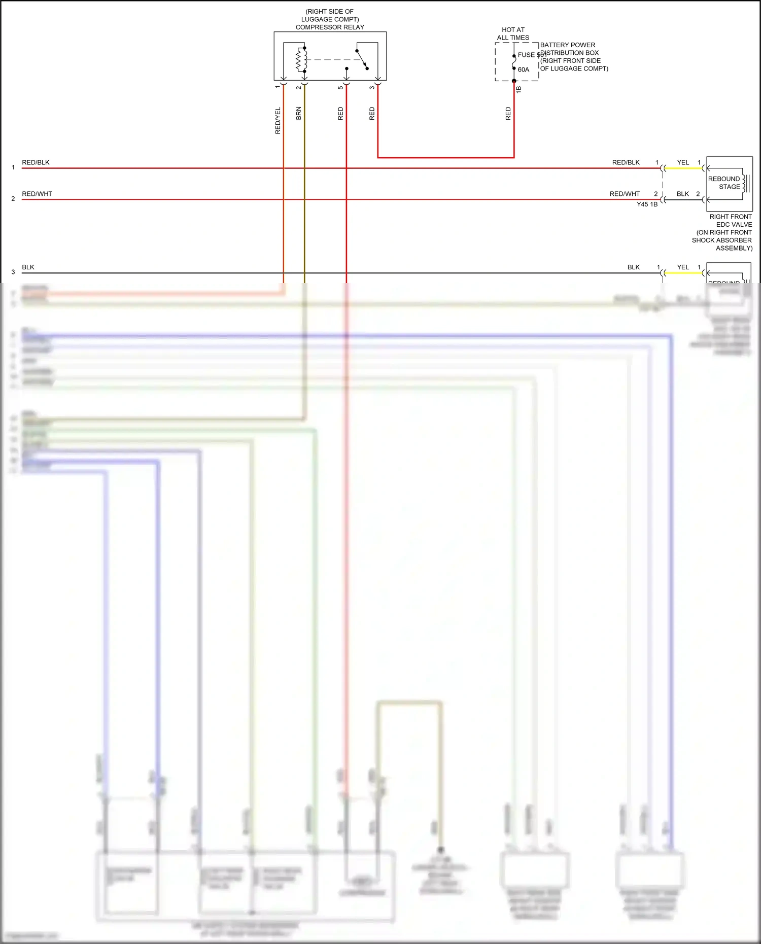 Wiring diagram compressor) for BMW 5 series G60 (2023-2024) (1 of 1)