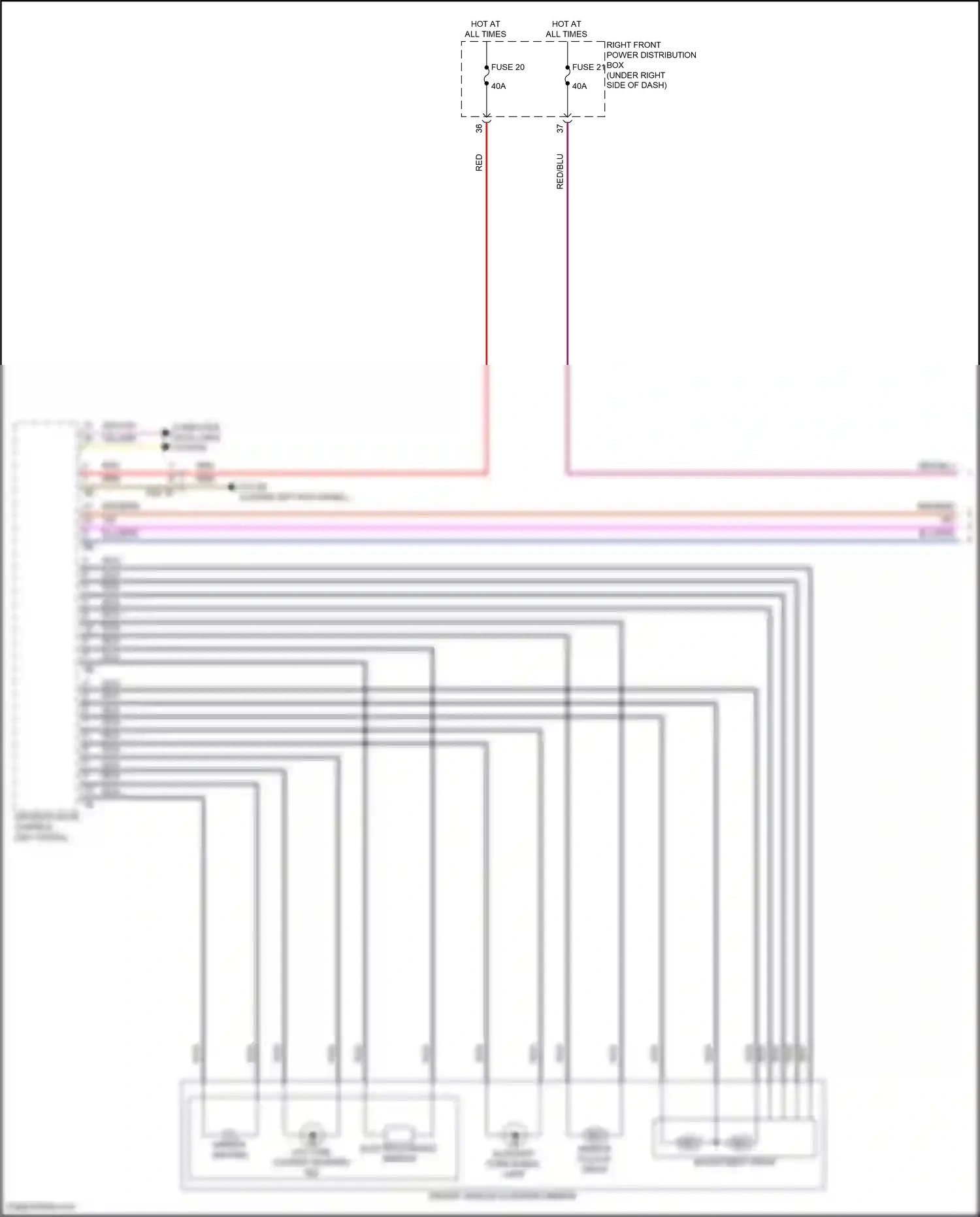 Wiring diagram computer data lines system for BMW 5 series G60 (2023-2024) (57 of 96)