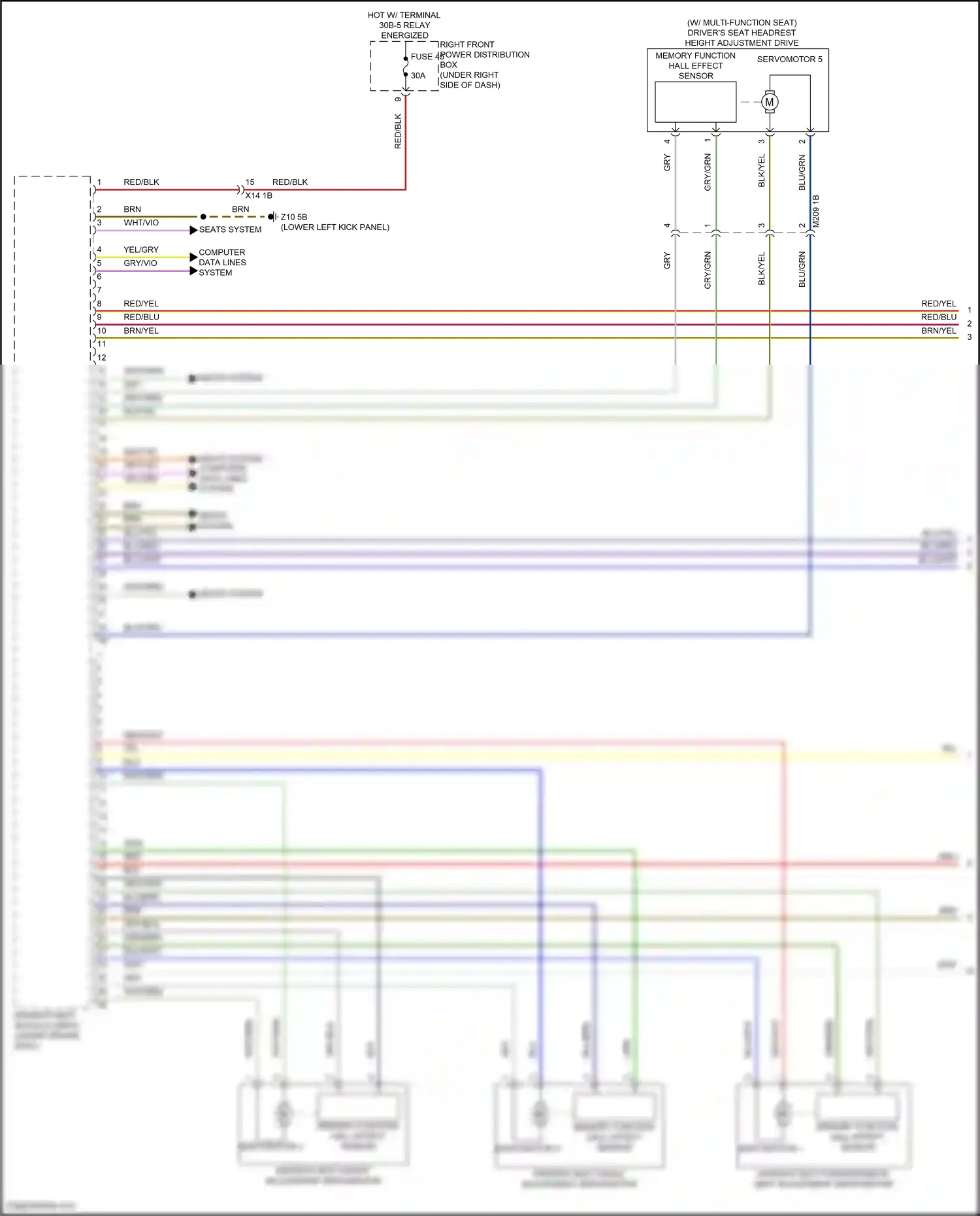 Wiring diagram computer data lines system for BMW 5 series G60 (2023-2024) (54 of 96)