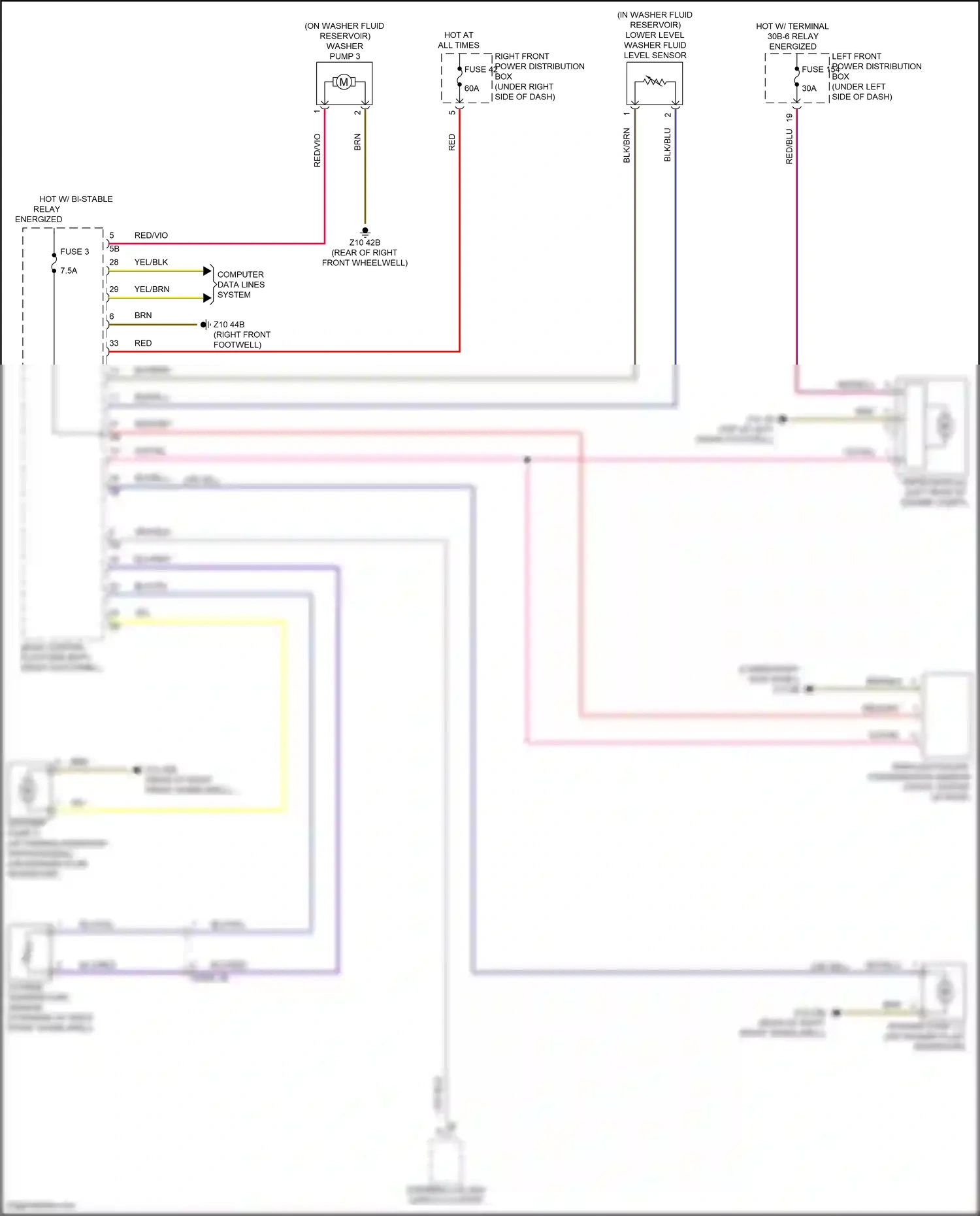 Wiring diagram computer data lines system for BMW 5 series G60 (2023-2024) (40 of 96)
