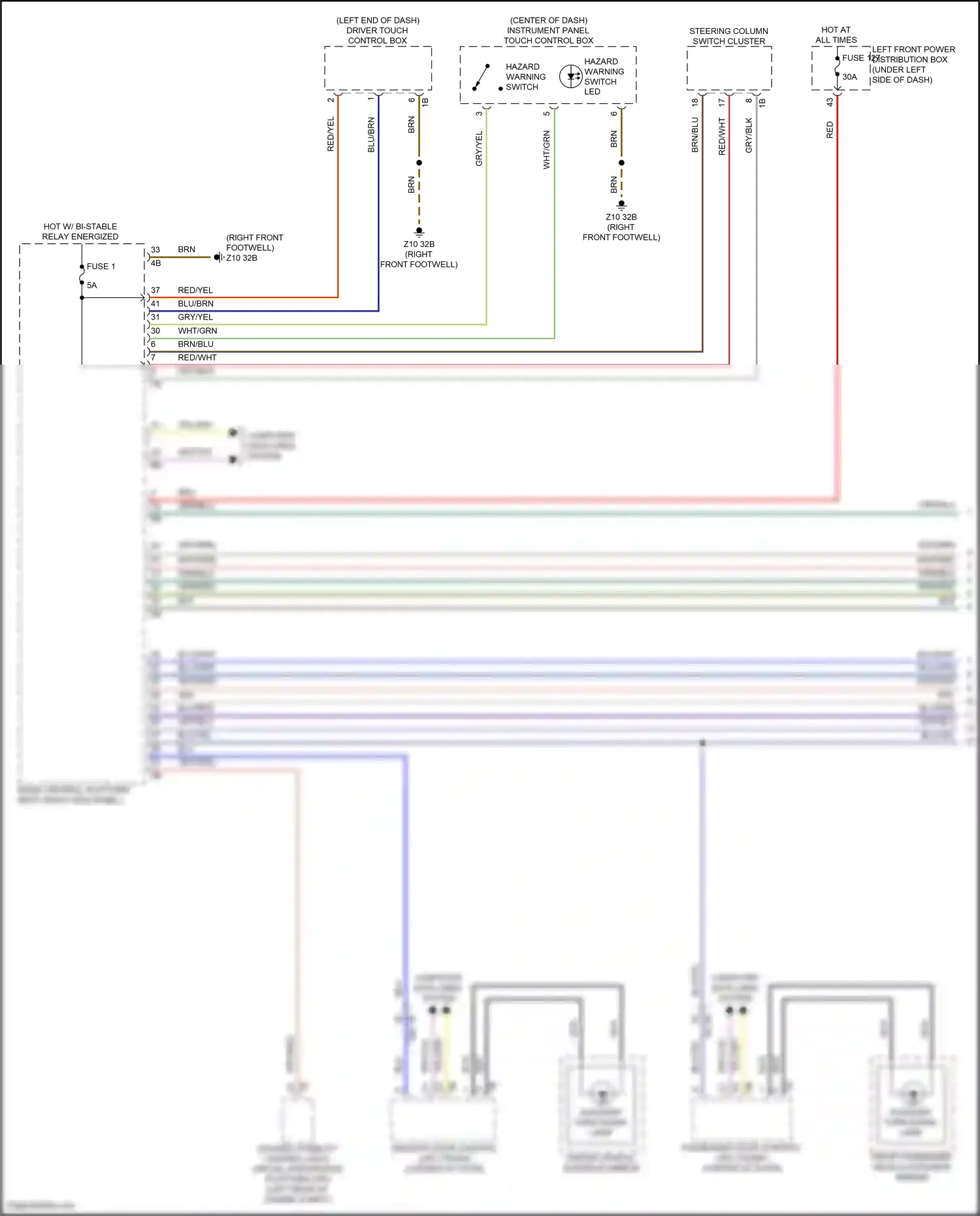 Wiring diagram computer data lines system for BMW 5 series G60 (2023-2024) (3 of 96)