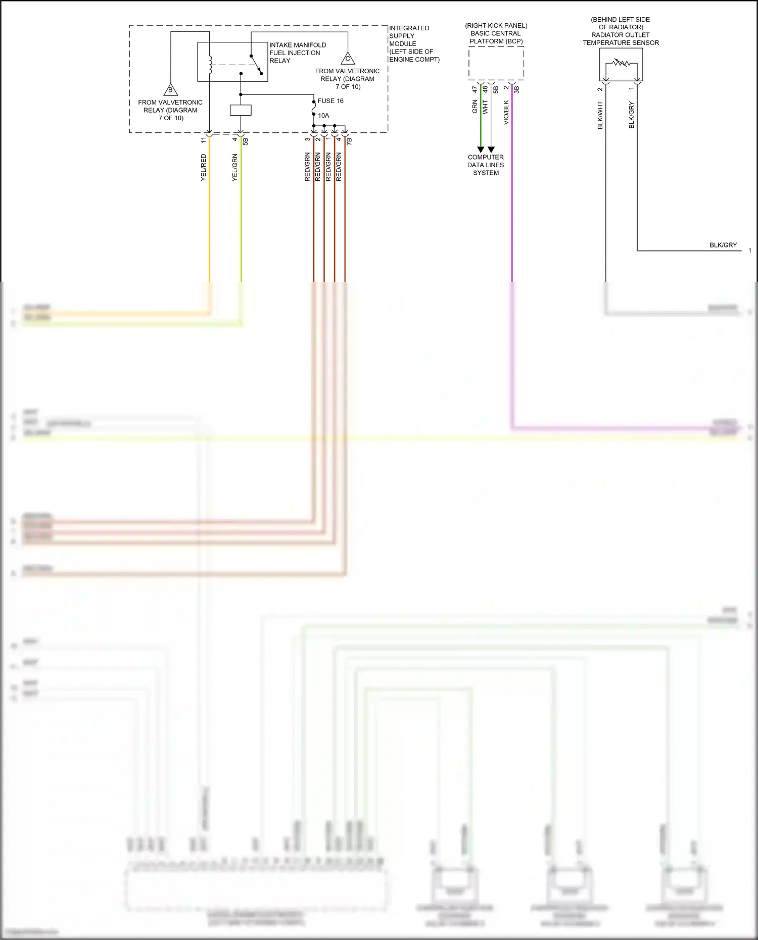 Wiring diagram computer data lines system for BMW 5 series G60 (2023-2024) (96 of 96)