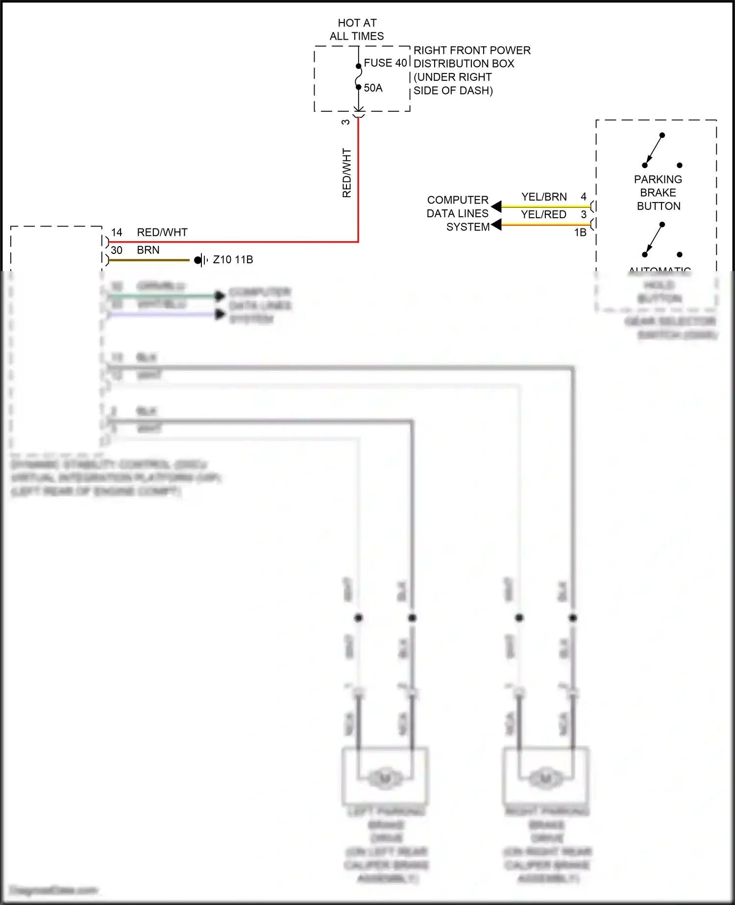 Wiring diagram computer data lines system for BMW 5 series G60 (2023-2024) (92 of 96)