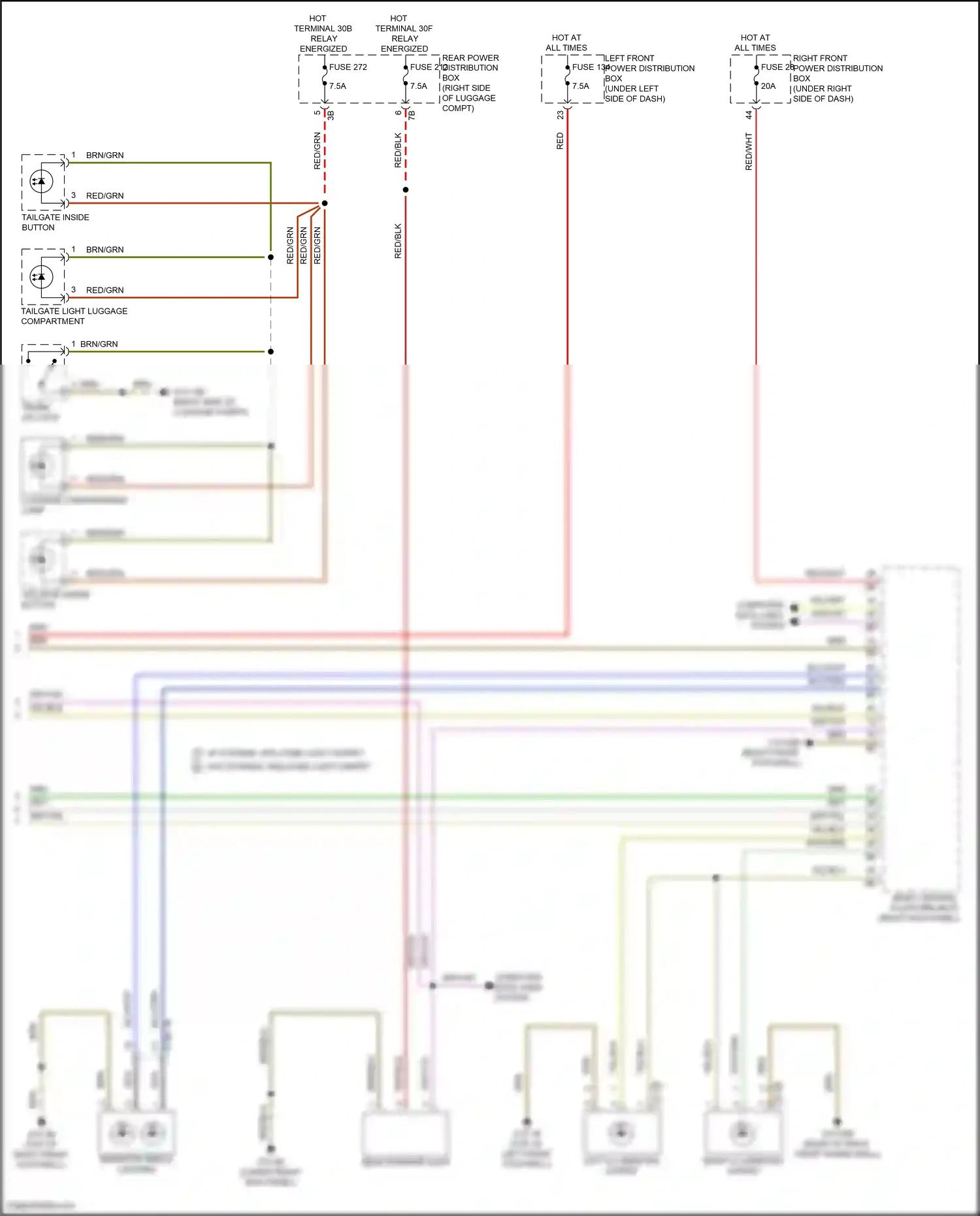 Wiring diagram computer data lines system for BMW 5 series G60 (2023-2024) (26 of 96)