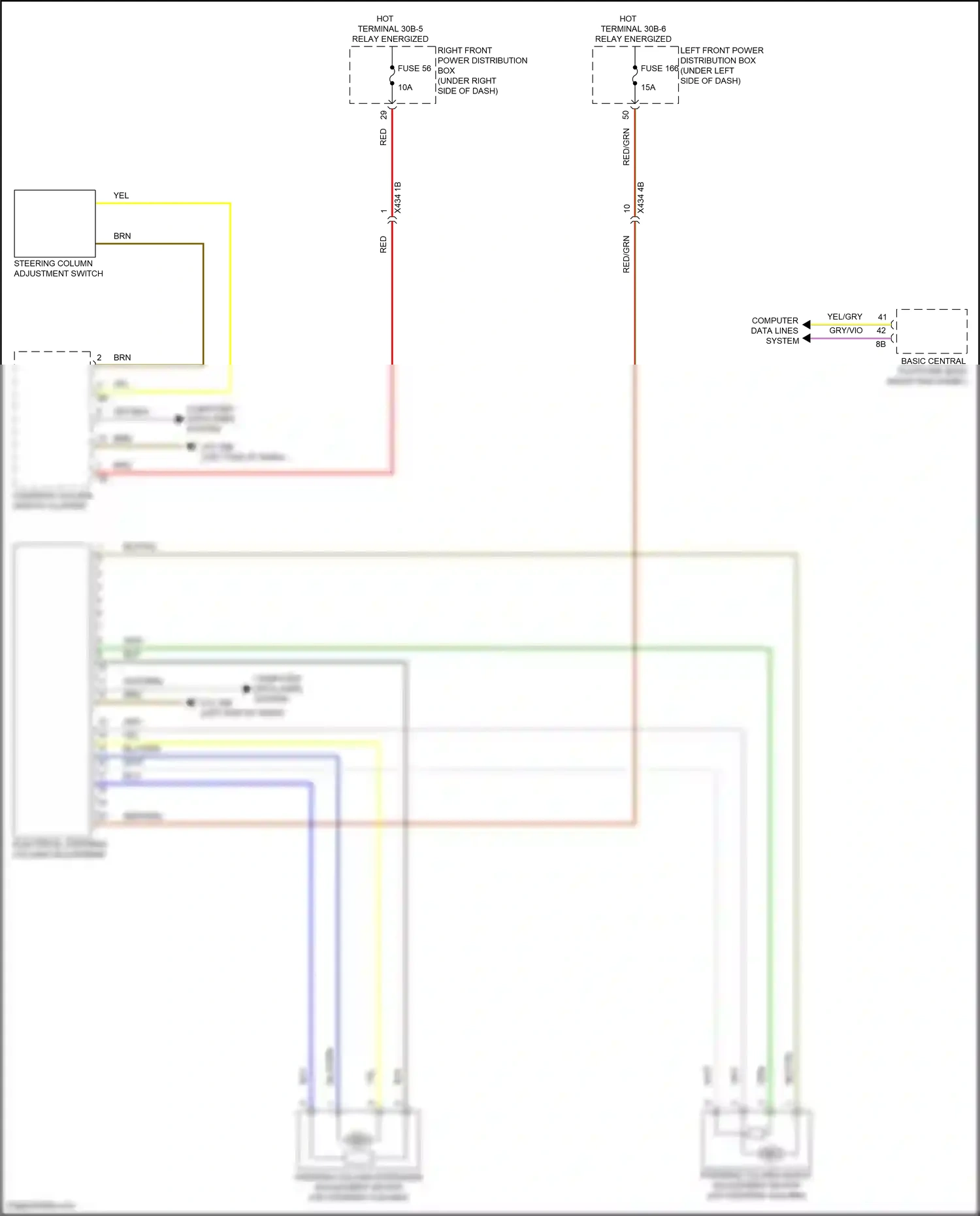 Wiring diagram computer data lines system for BMW 5 series G60 (2023-2024) (60 of 96)
