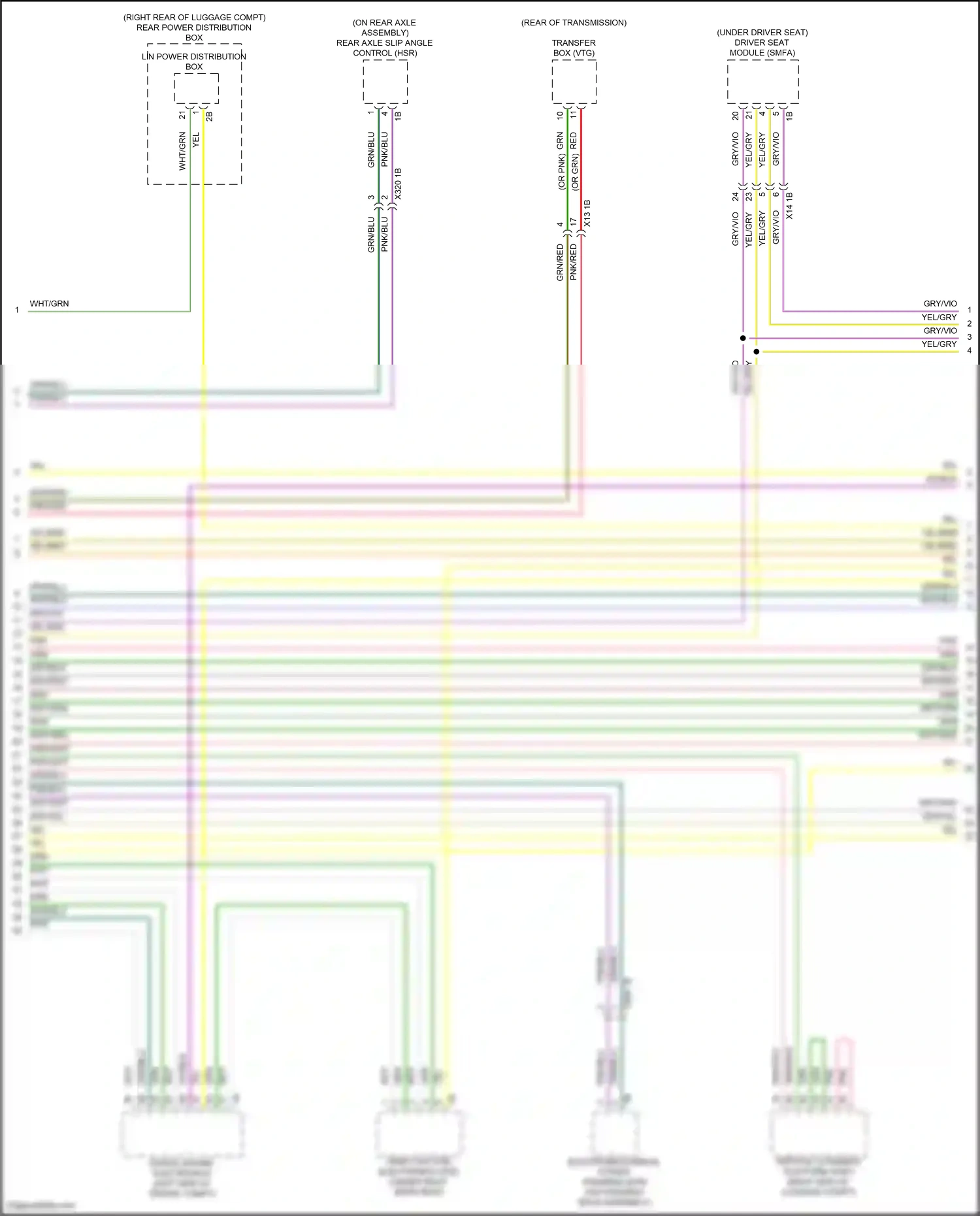 Wiring diagram digital engine electronics for BMW 5 series G60 (2023-2024) (7 of 9)