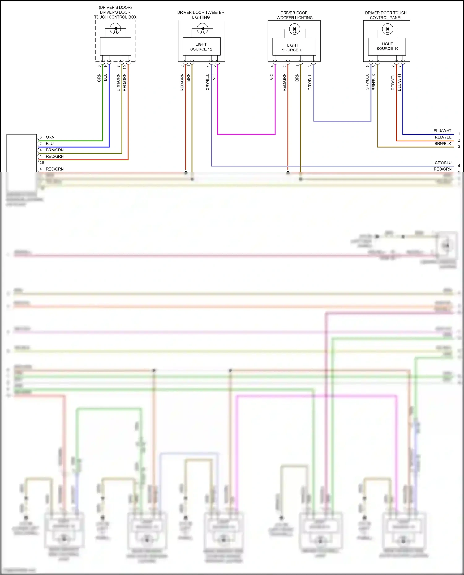 Wiring diagram light source 15 for BMW 5 series G60 (2023-2024) (1 of 1)