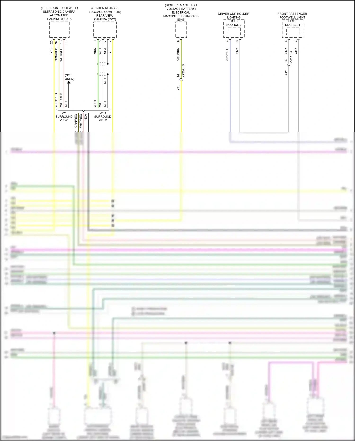 Wiring diagram light source 2 for BMW 5 series G60 (2023-2024) (5 of 7)