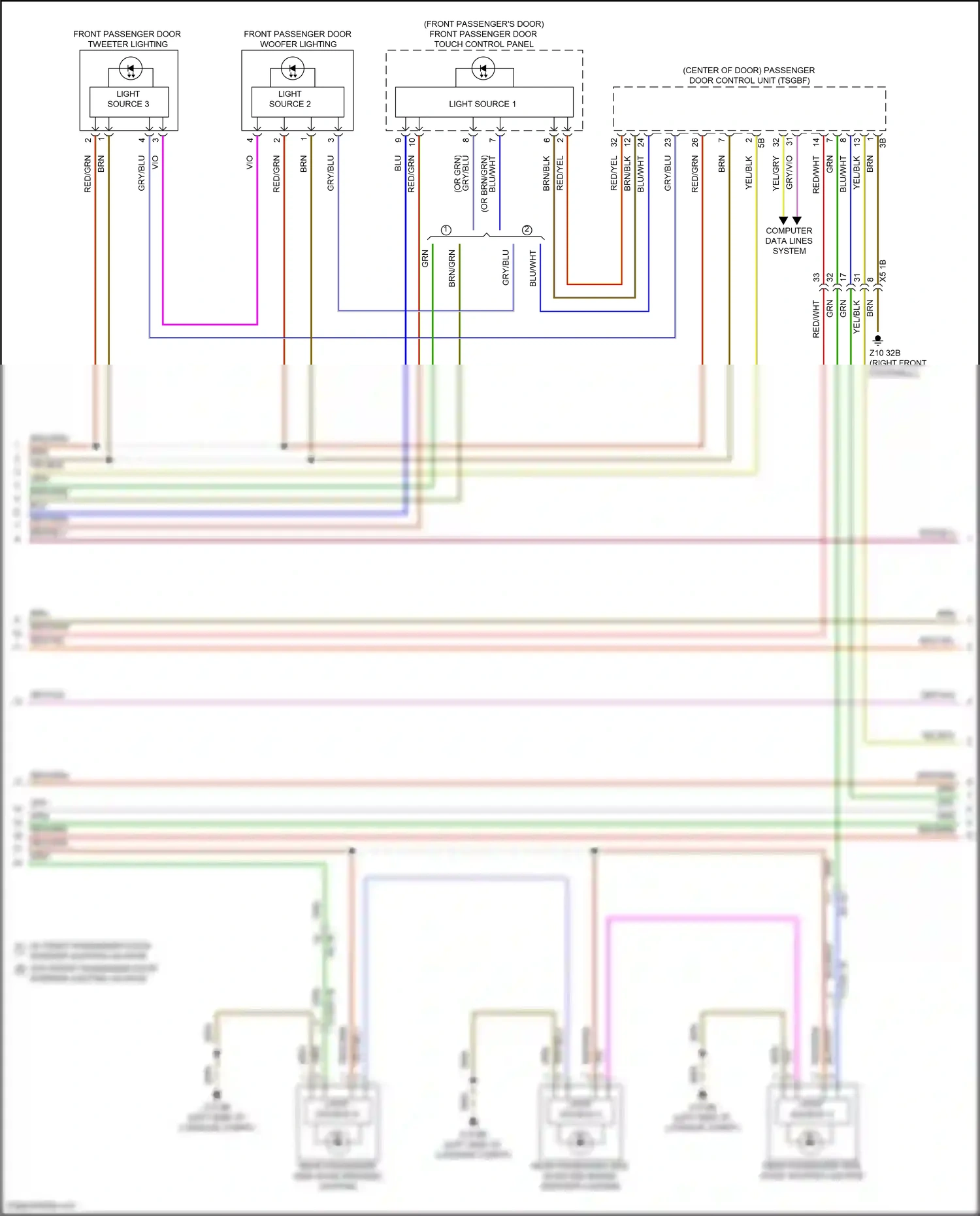 Wiring diagram light source 6 for BMW 5 series G60 (2023-2024) (1 of 5)