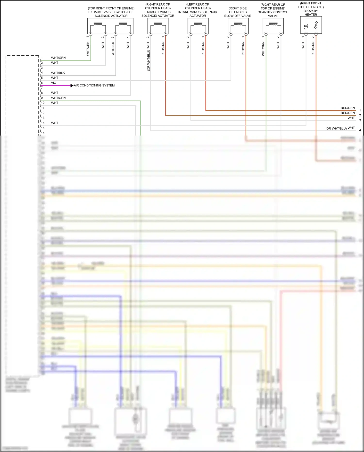 Wiring diagram quantity control valve for BMW 5 series G60 (2023-2024) (1 of 1)