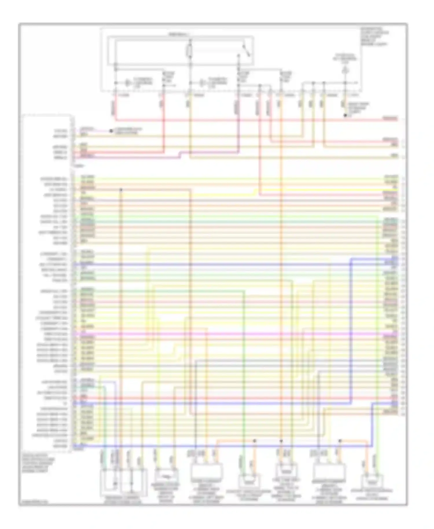 6 series BMW E63/E64 facelift (2007-2010): Wiring diagram engine performance 4.8l (1 of 6)