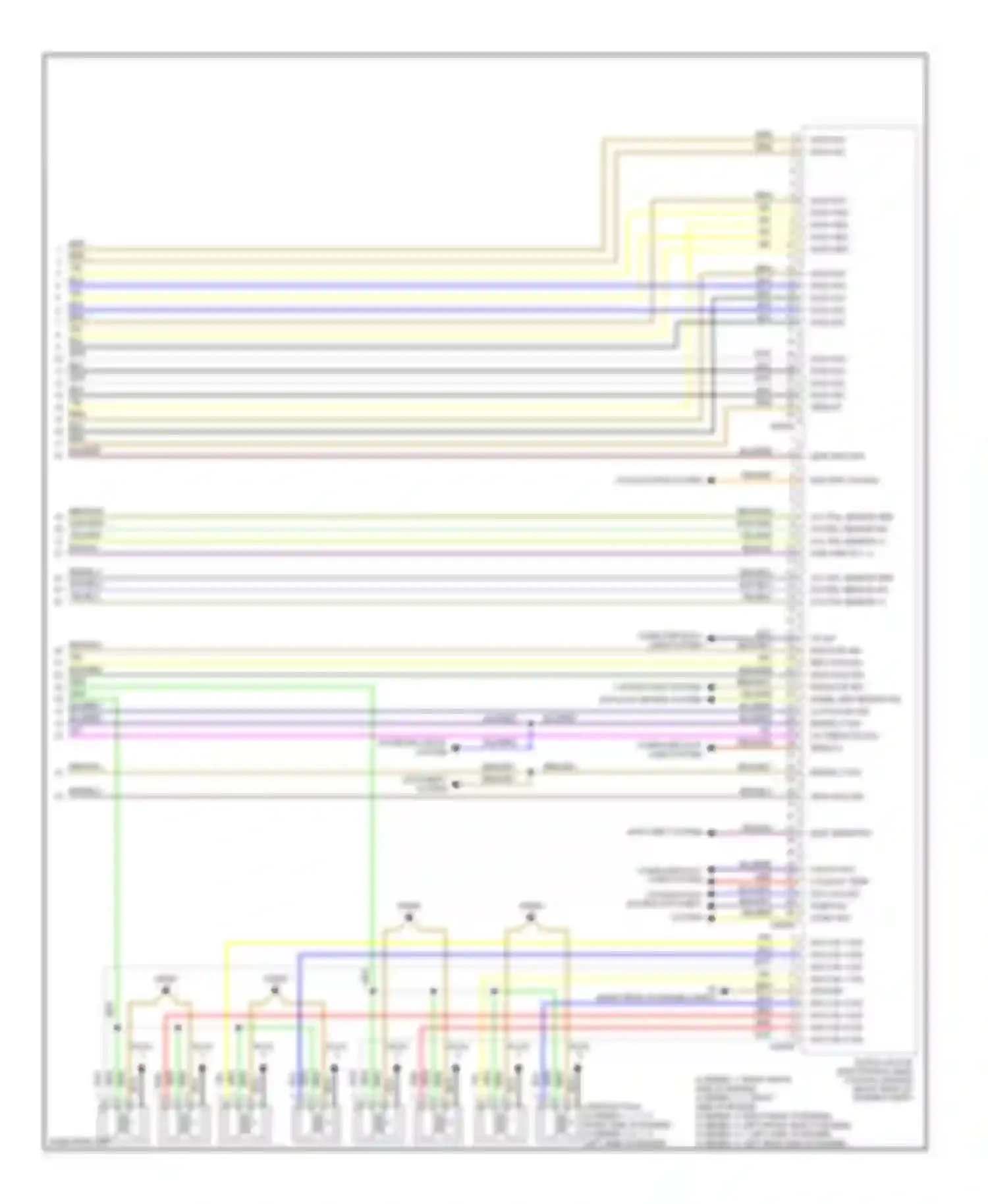 6 series BMW E63/E64 facelift (2007-2010): Wiring diagram engine performance 4.8l (6 of 6)