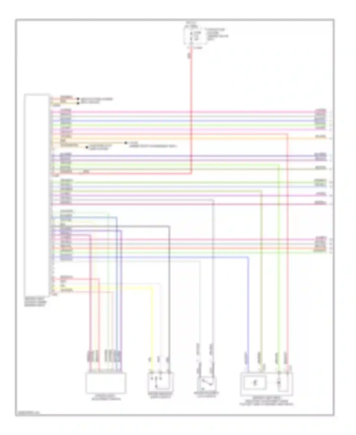 6 series BMW E63/E64 facelift (2007-2010): Driver"s memory seat circuit, convertible (1 of 2)
