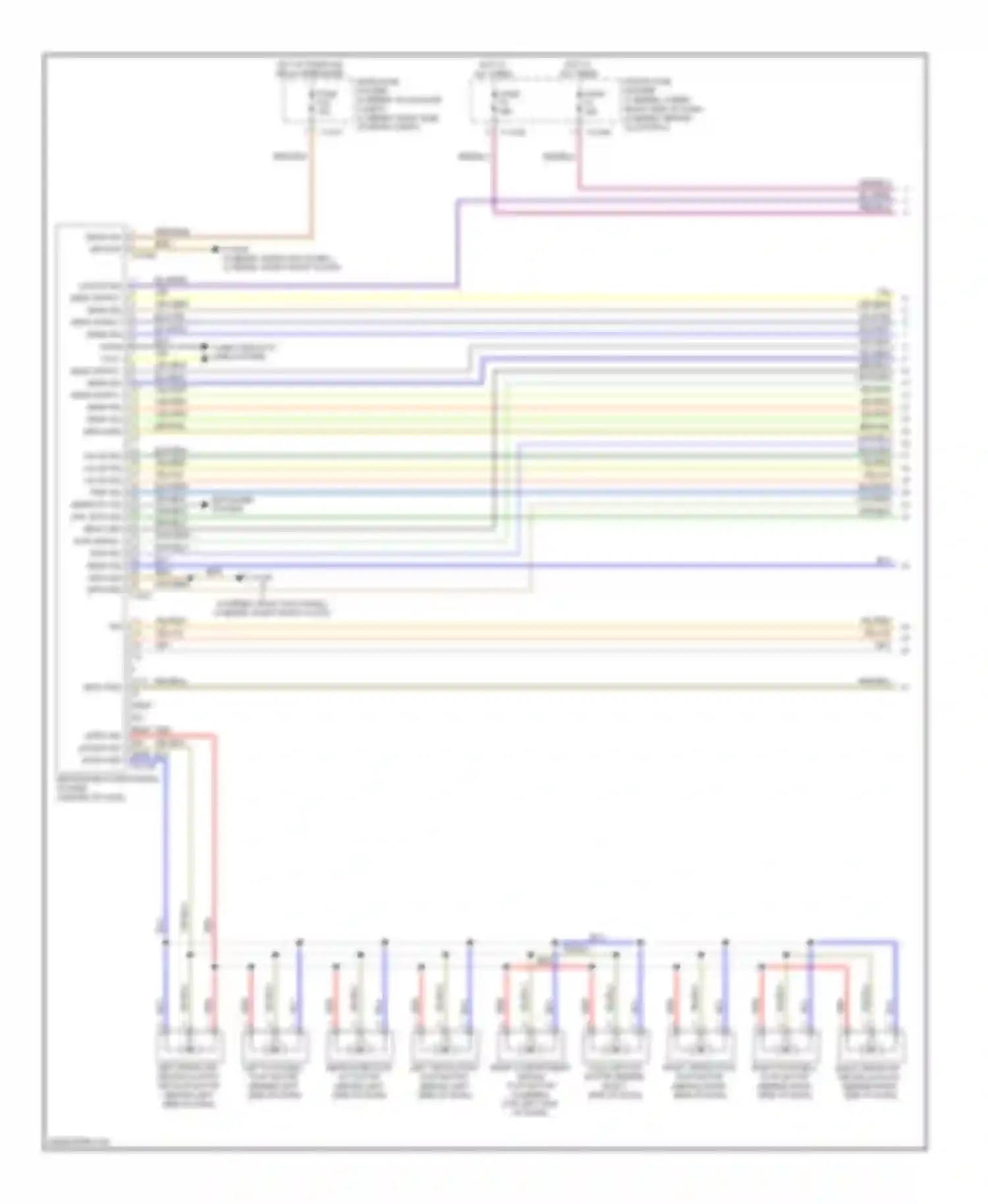 Wiring diagram 1 2 3 4 5 6 7 8 9 10 11 12 sens sig sens sig sens sig for BMW 6 series E63/E64 facelift (2007-2010) (1 of 1)