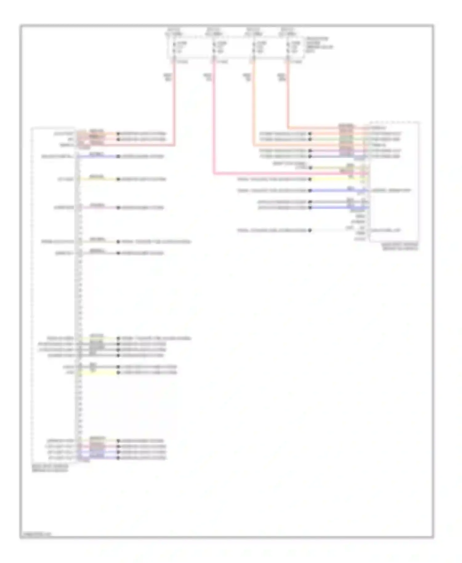 Wiring diagram power windows system power windows system for BMW 6 series E63/E64 facelift (2007-2010)