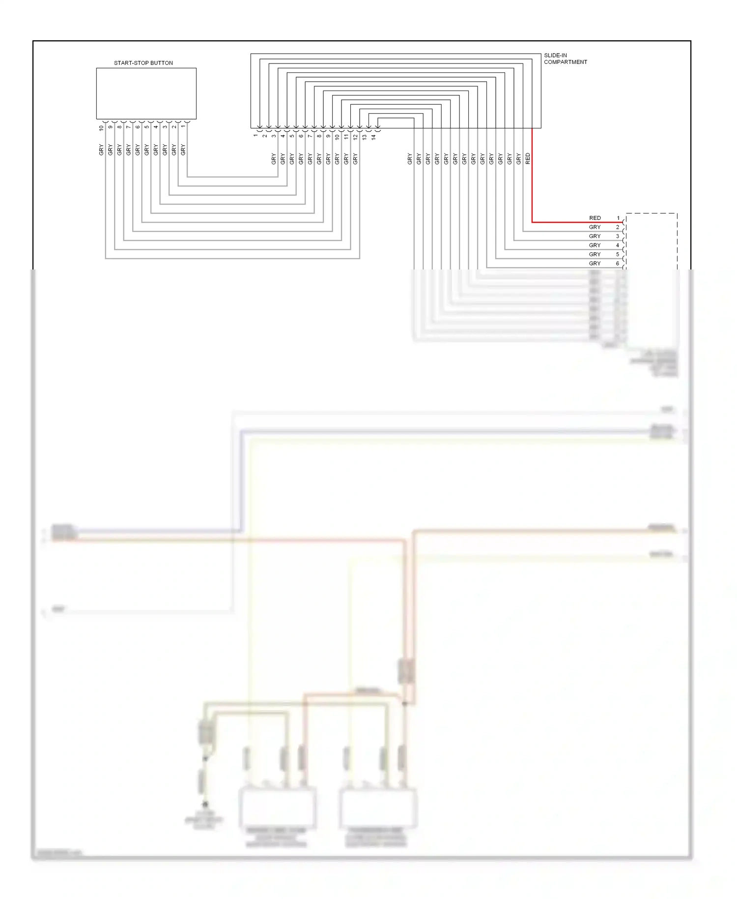 Wiring diagram blu/yel for BMW 6 series E63/E64 facelift (2007-2010) (2 of 24)