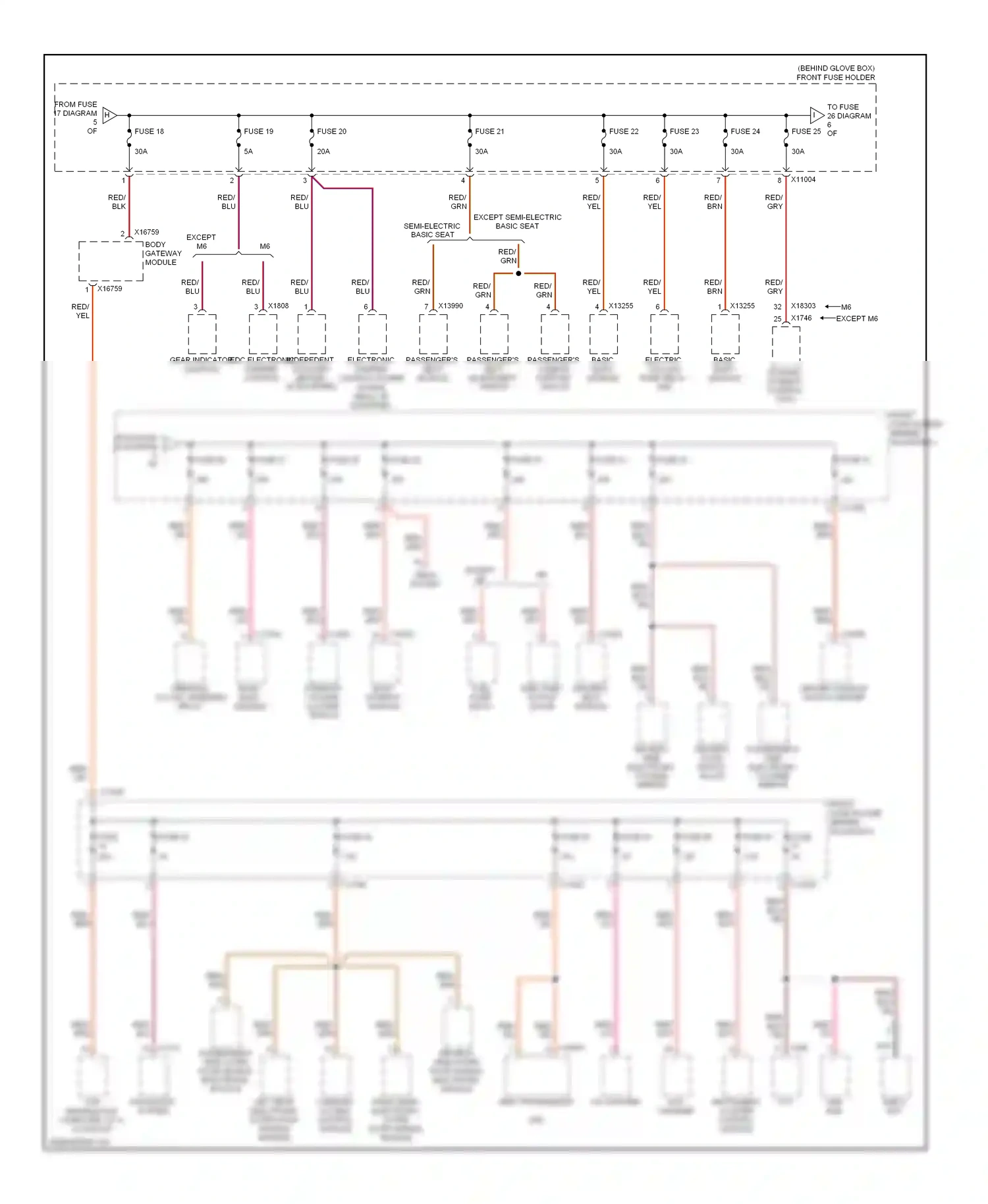 BMW 6 series E63/E64 facelift (2007-2010) cd changer wiring diagram  (2 of 3)