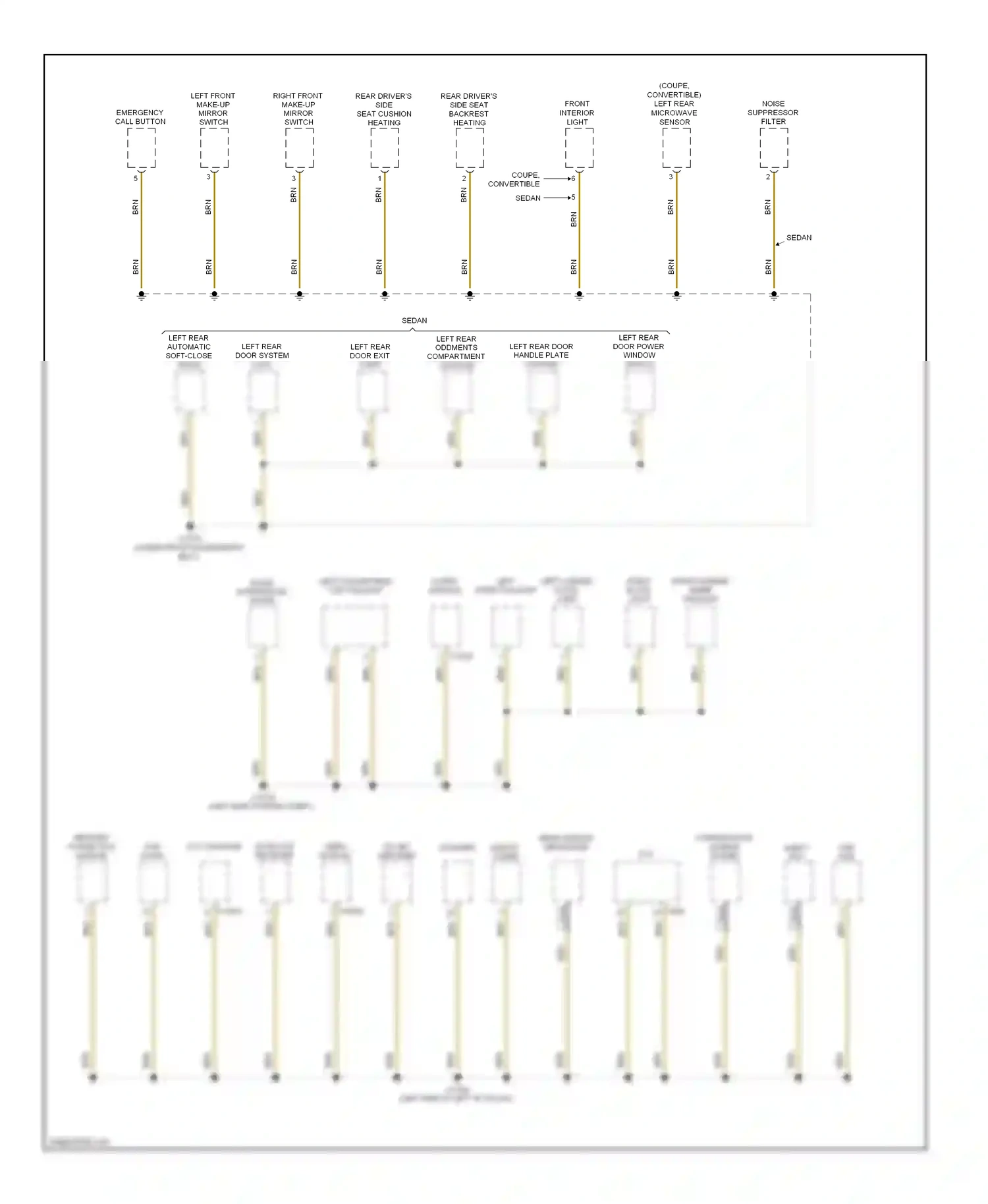 Wiring diagram eject box for BMW 6 series E63/E64 facelift (2007-2010) (1 of 2)