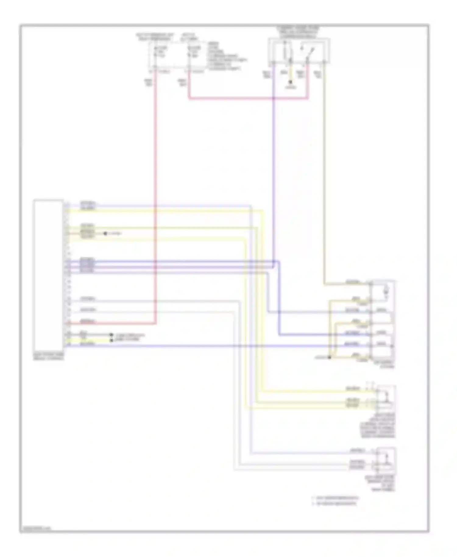 Wiring diagram computer data lines system for BMW 6 series E63/E64 facelift (2007-2010)