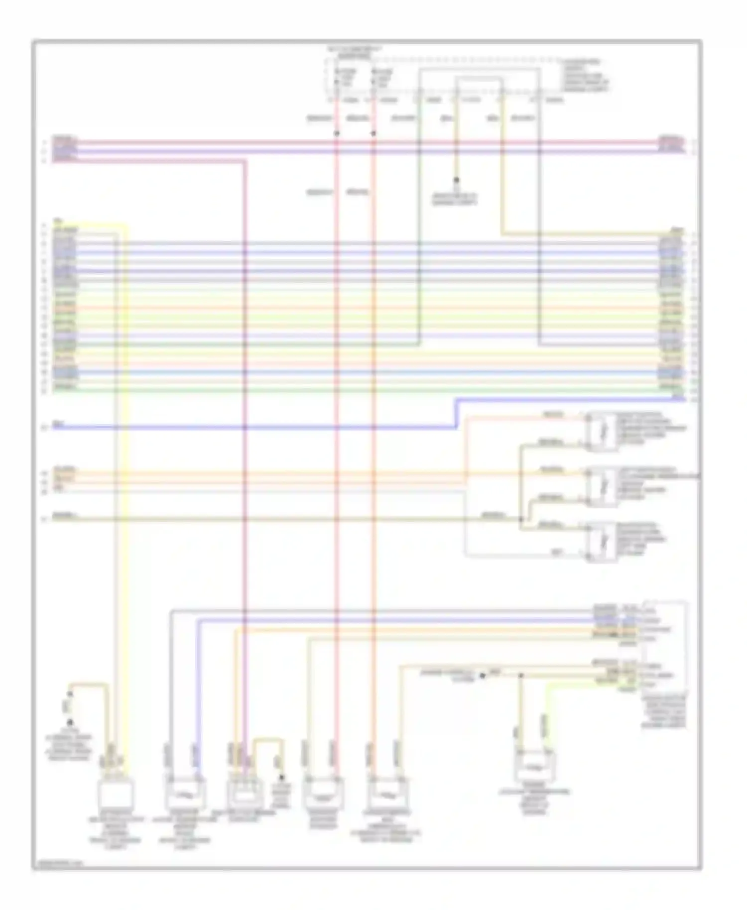 Wiring diagram engine controls system for BMW 6 series E63/E64 facelift (2007-2010)