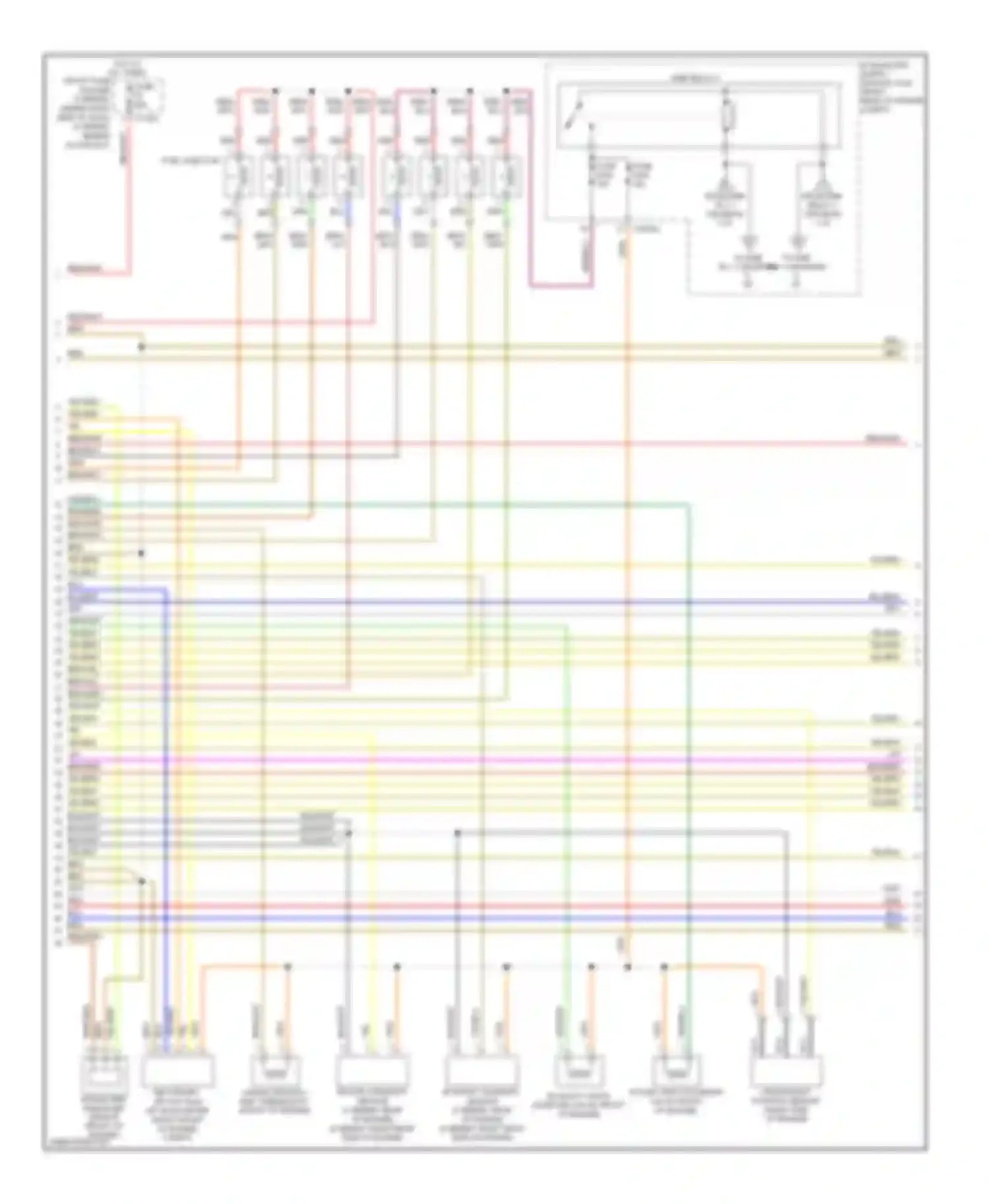 Wiring diagram fuse fuse for BMW 6 series E63/E64 facelift (2007-2010)