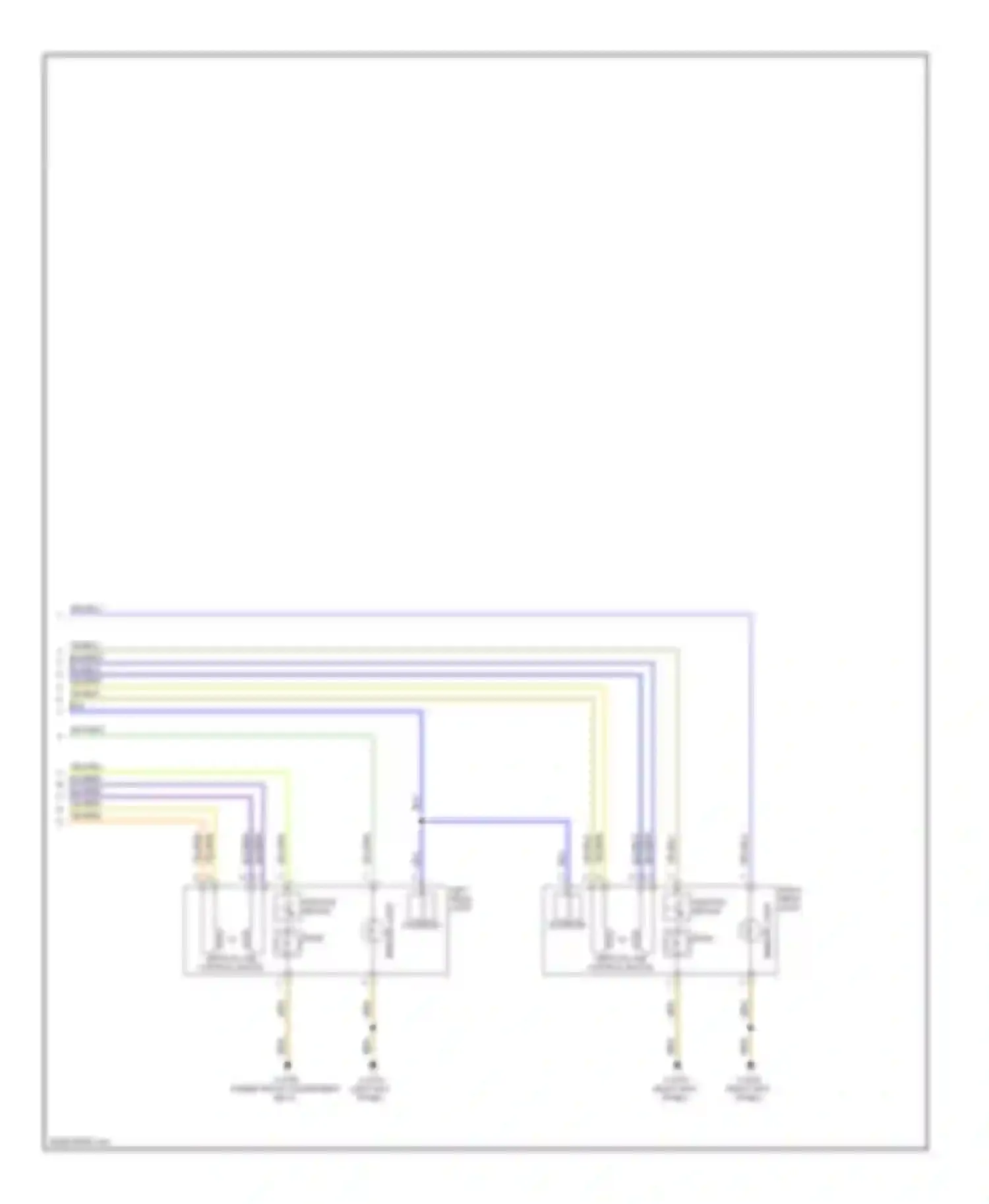 Wiring diagram ignition device for BMW 6 series E63/E64 facelift (2007-2010)