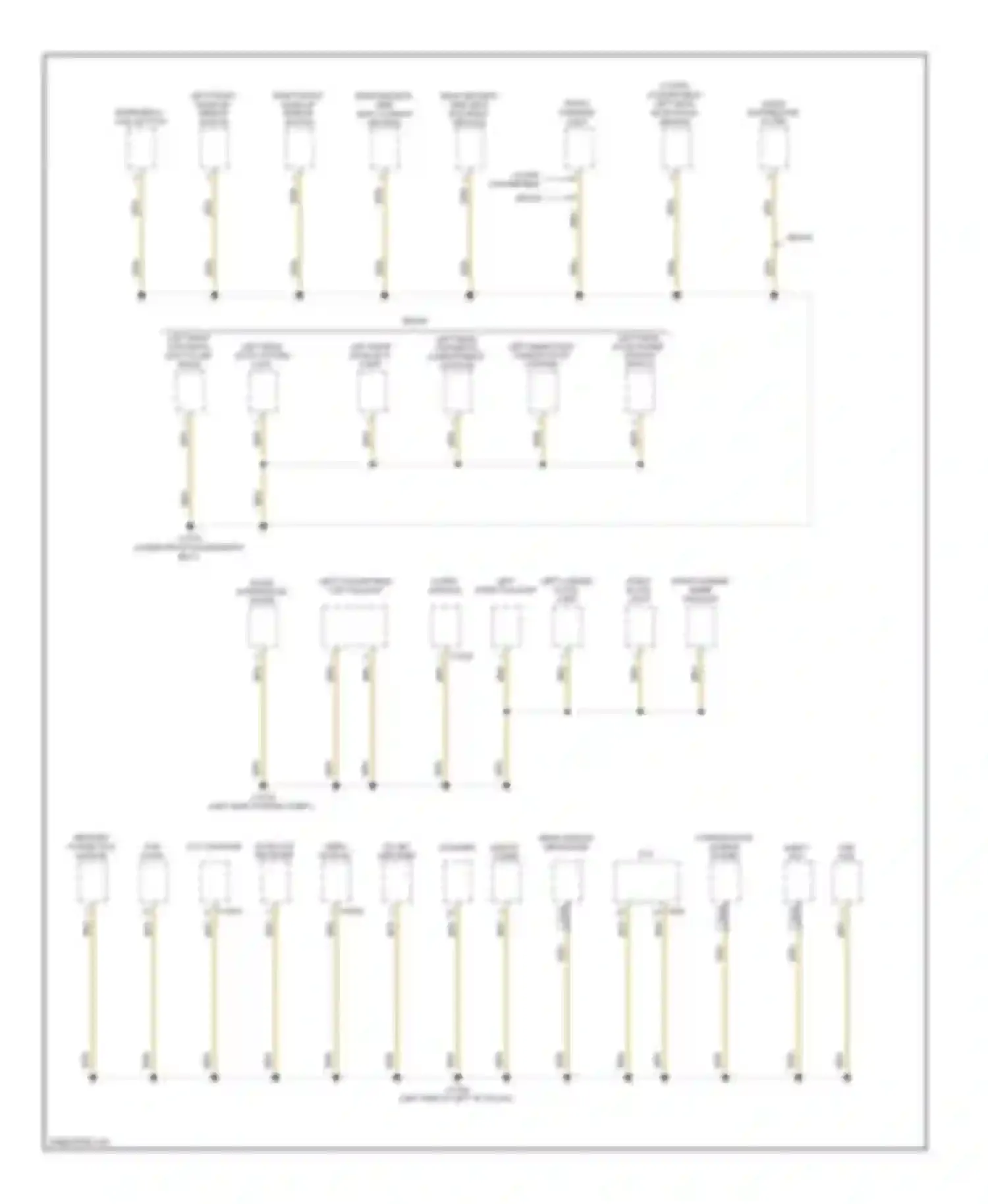 Wiring diagram left rear automatic soft-close drive for BMW 6 series E63/E64 facelift (2007-2010) (1 of 2)