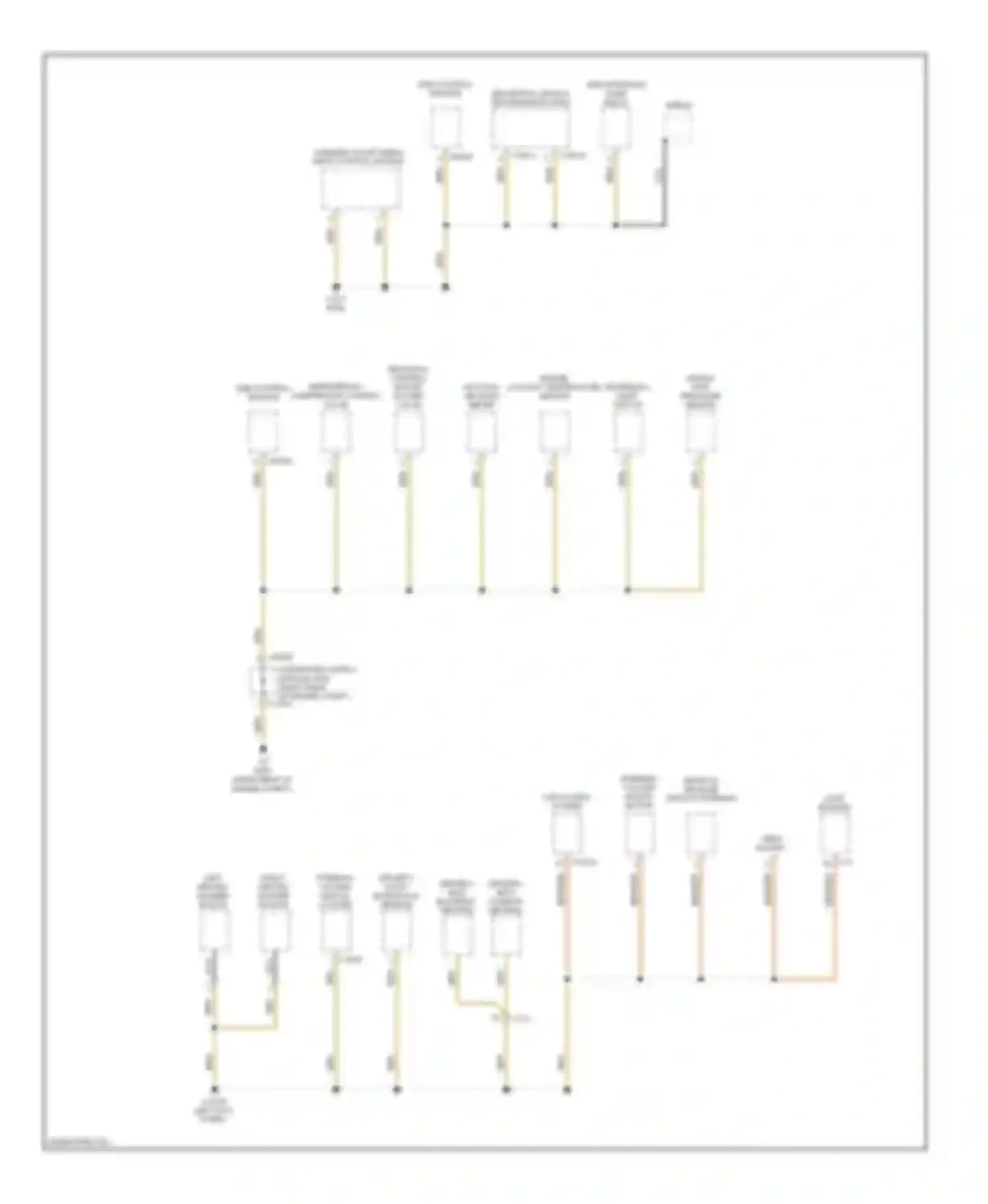 Wiring diagram light module for BMW 6 series E63/E64 facelift (2007-2010) (1 of 2)