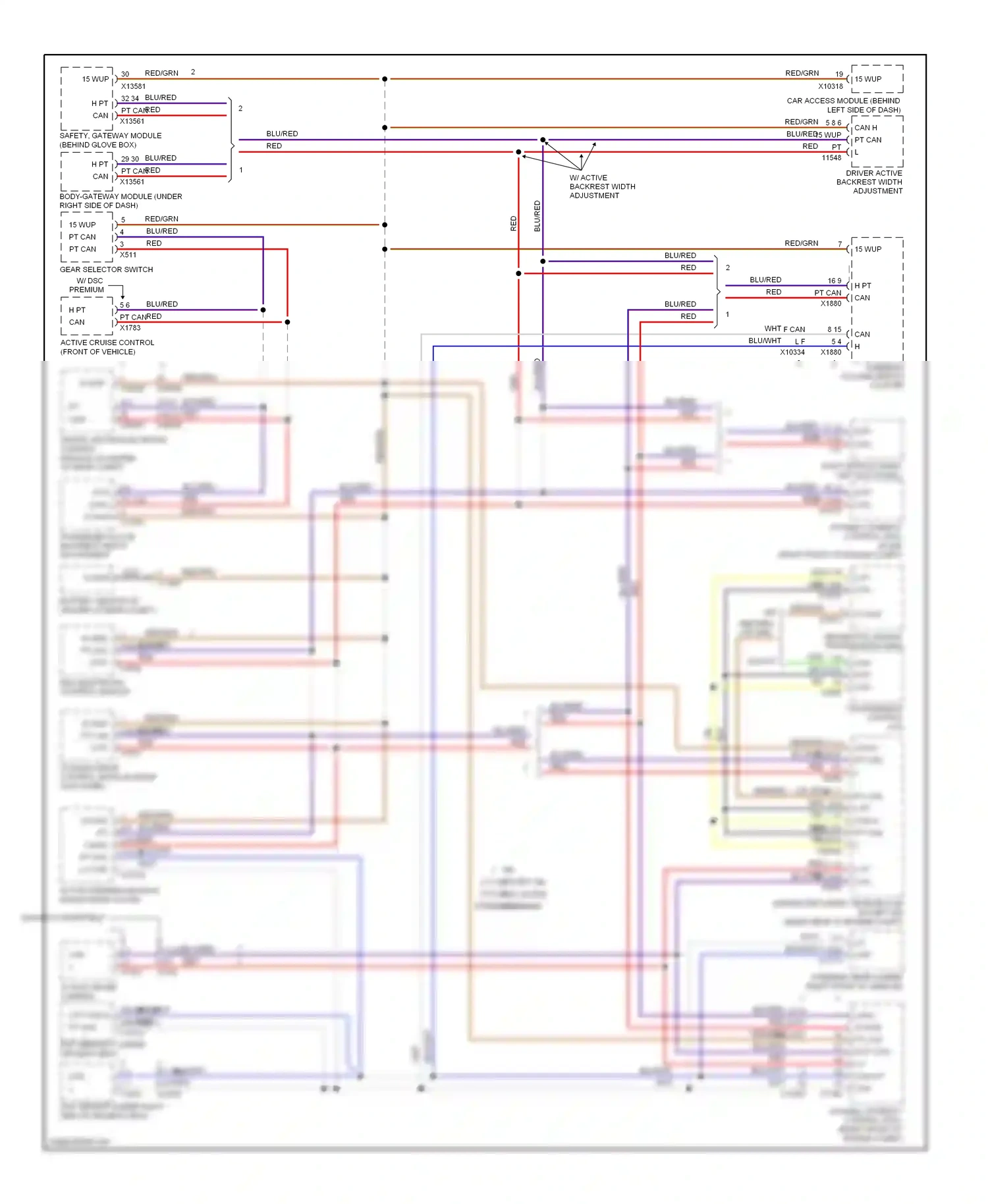 Wiring diagram nca for BMW 6 series E63/E64 facelift (2007-2010) (4 of 53)