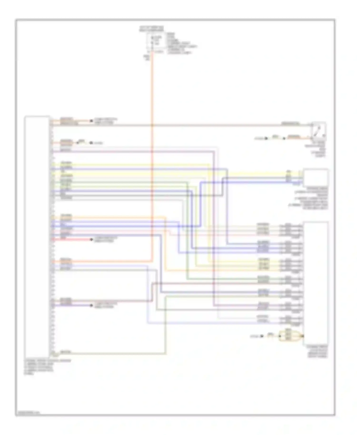 Wiring diagram of engine compt) for BMW 6 series E63/E64 facelift (2007-2010) (1 of 1)