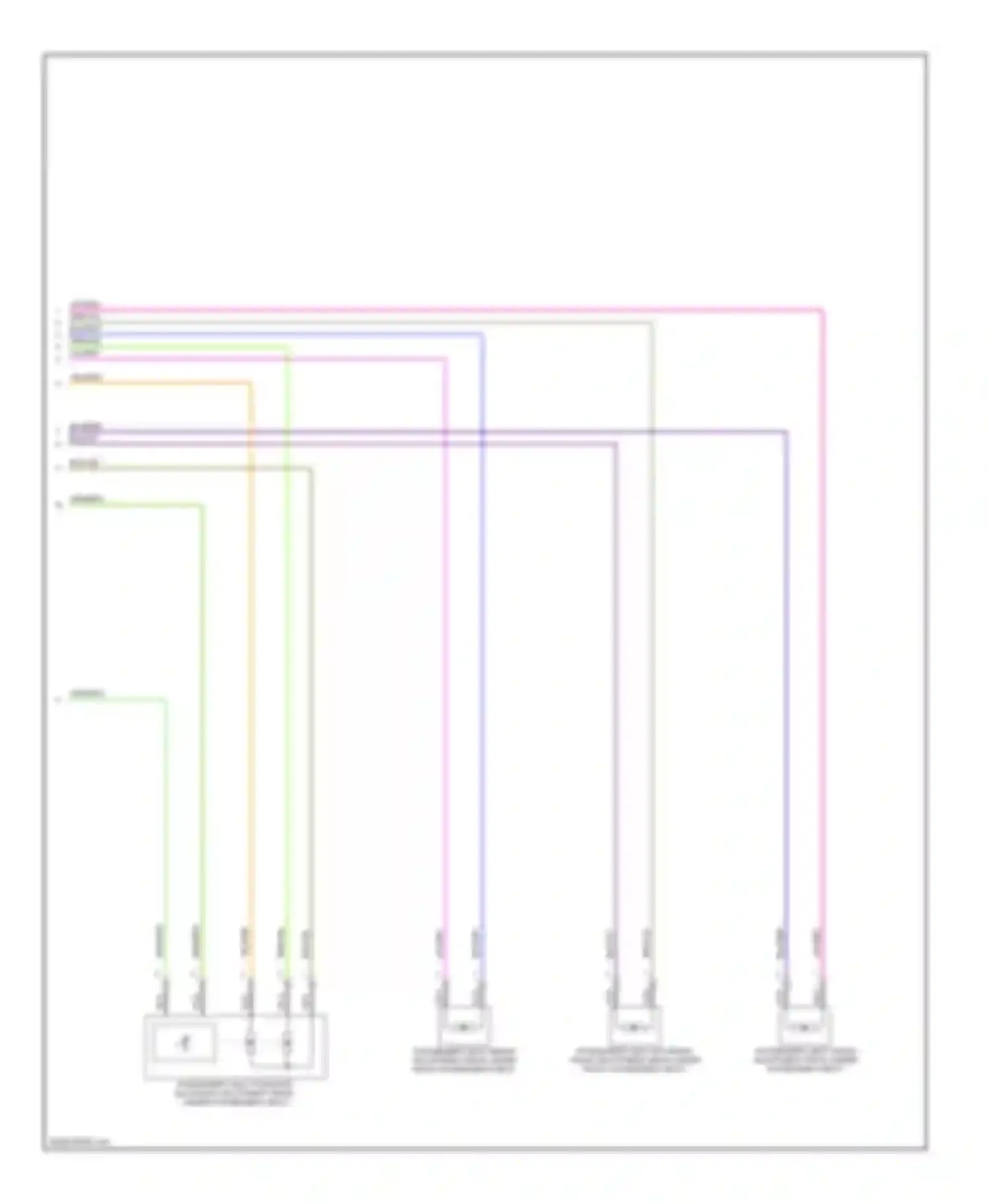 Wiring diagram blk/vio for BMW 6 series E63/E64 facelift (2007-2010)