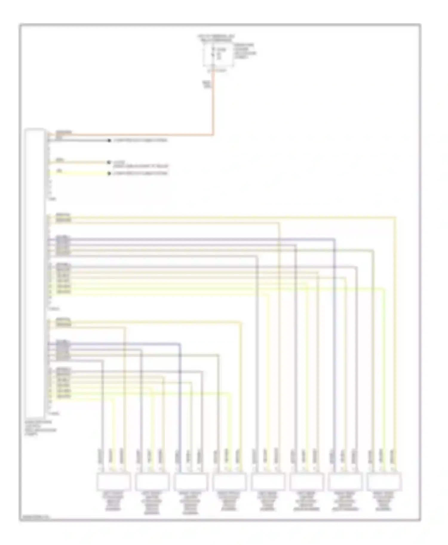 Wiring diagram computer data lines system for BMW 6 series E63/E64 facelift (2007-2010)