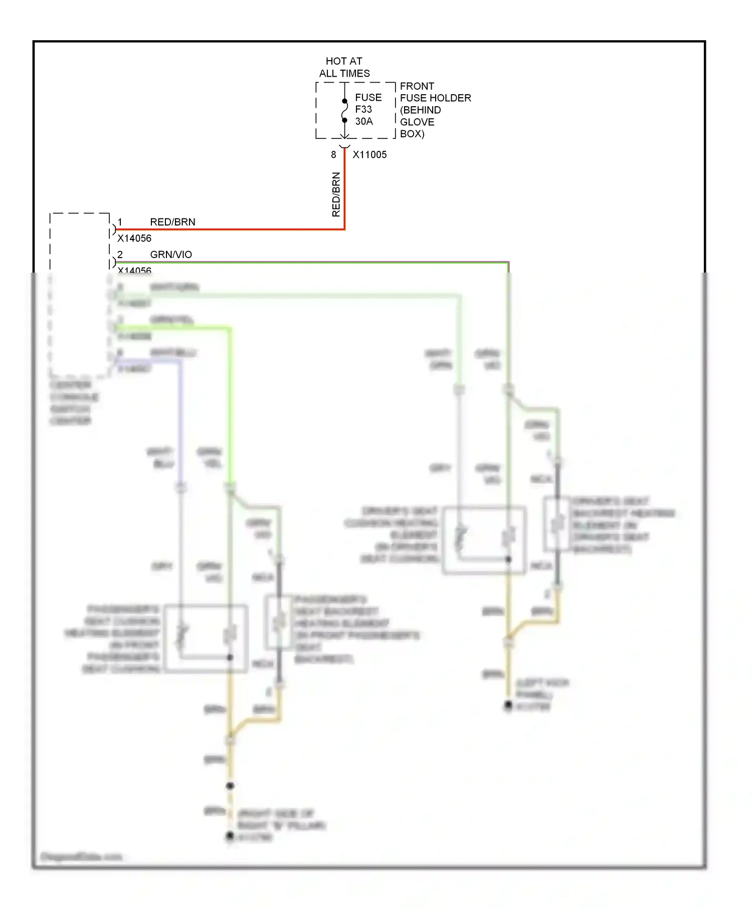 BMW 6 series E63/E64 facelift (2007-2010) vio wiring diagram  (22 of 40)