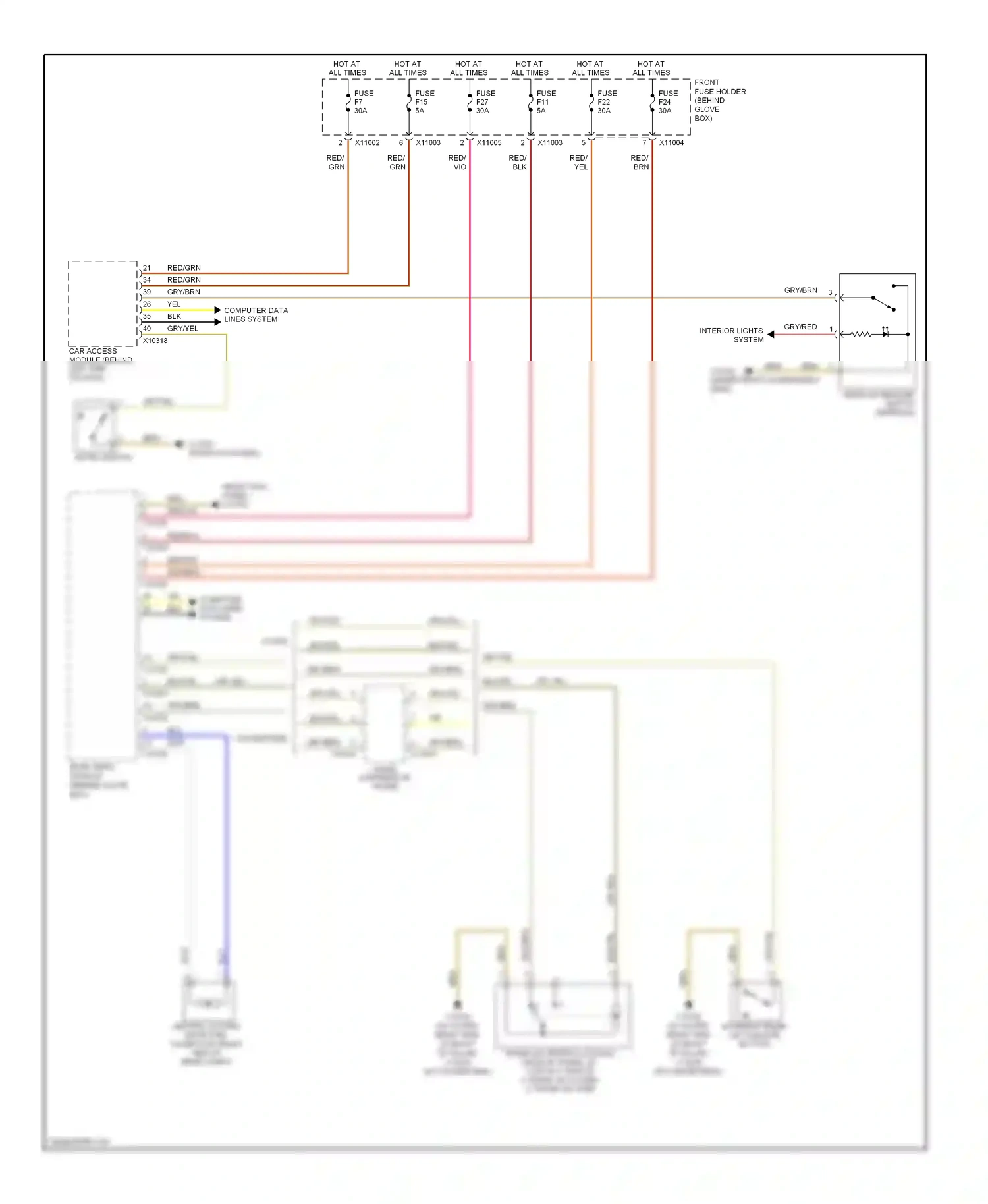 BMW 6 series E63/E64 facelift (2007-2010) vio wiring diagram  (39 of 40)