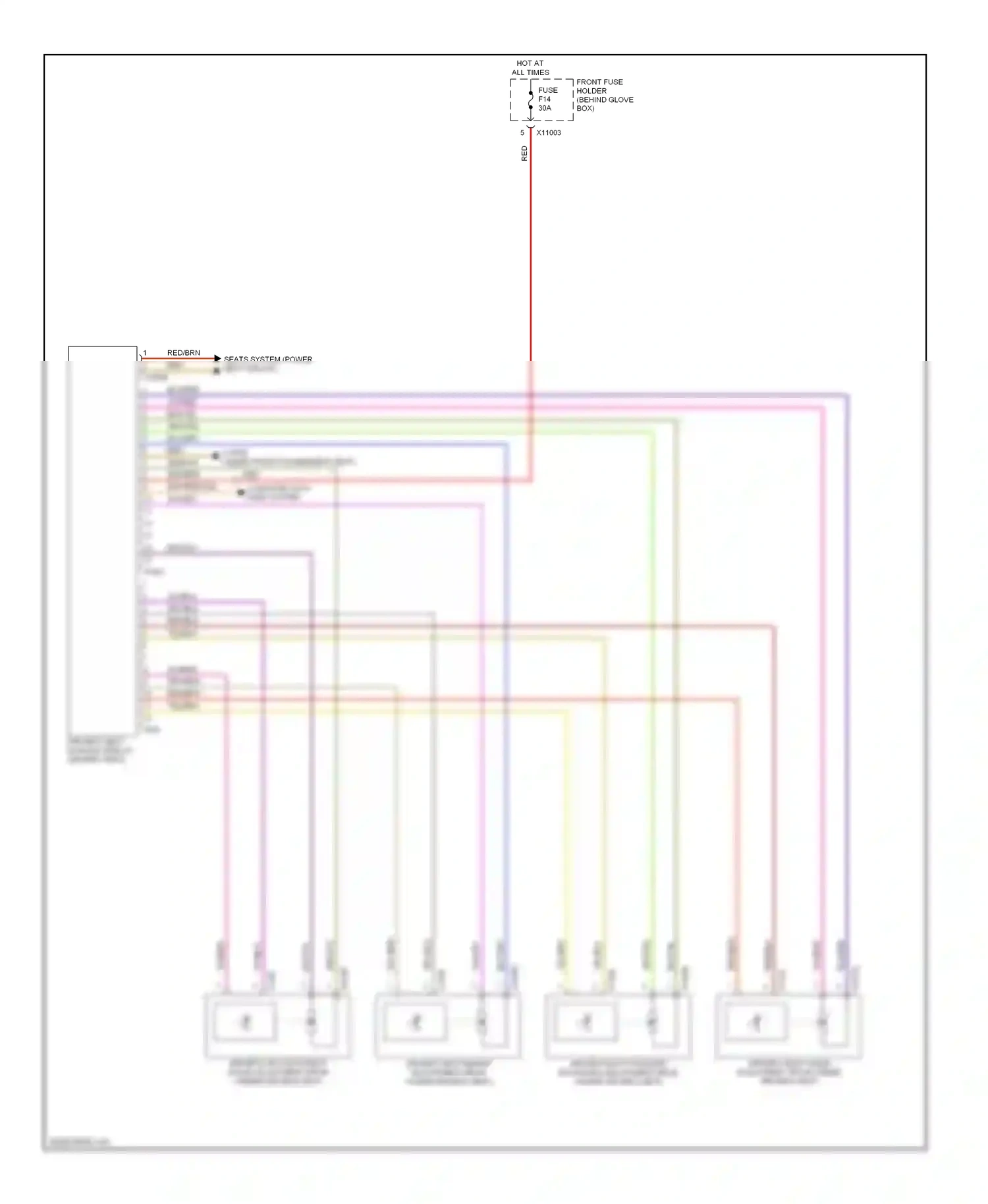 Wiring diagram vio/blk for BMW 6 series E63/E64 facelift (2007-2010) (8 of 8)
