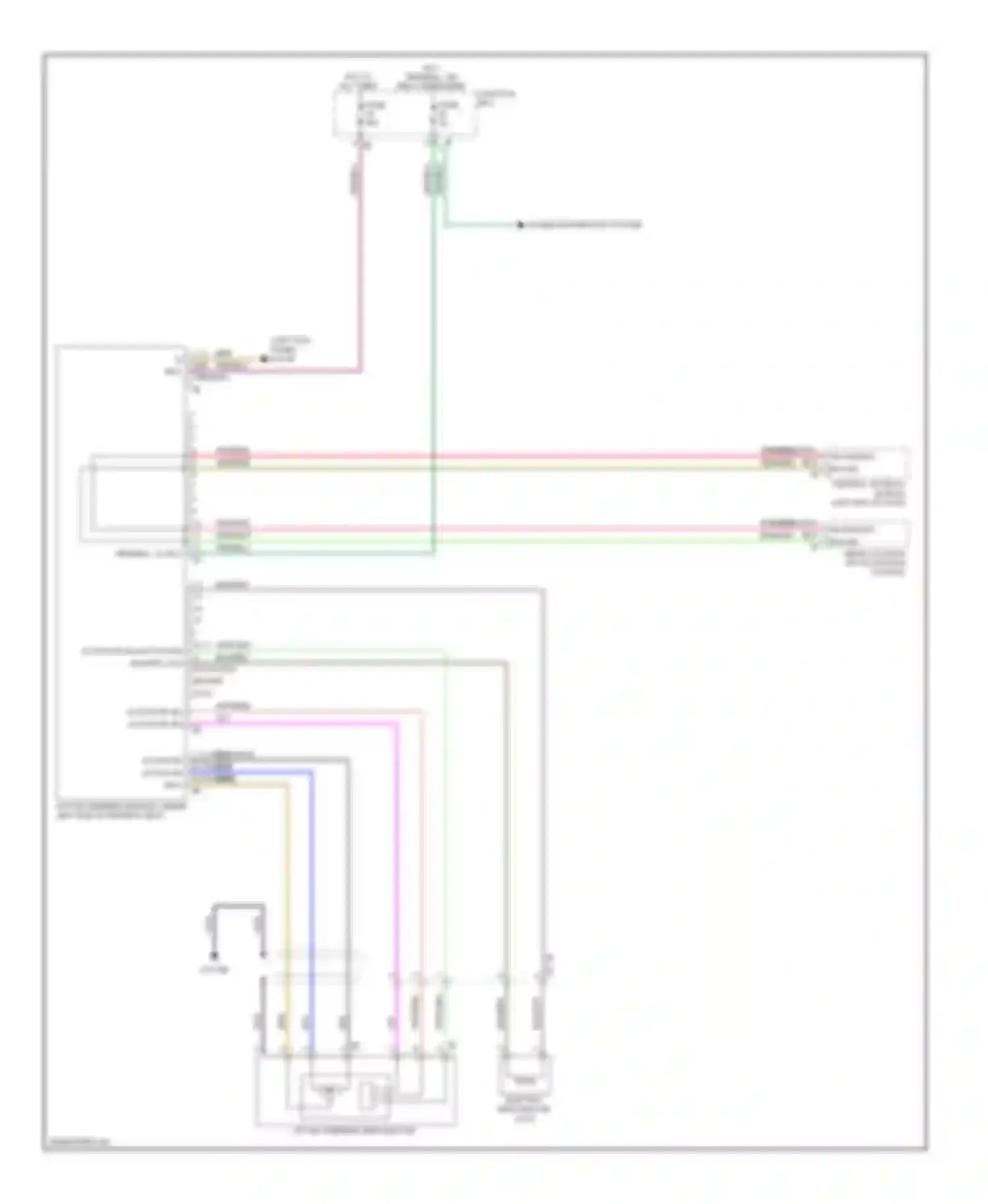 6 series BMW F06/F13/F12 (2011-2015): Active power steering circuit