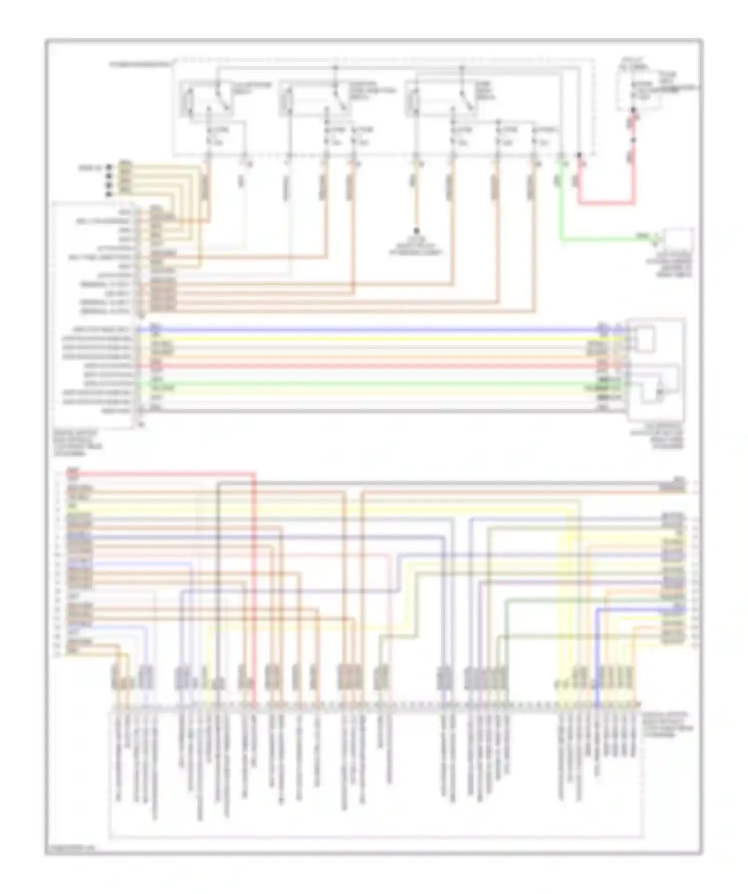 6 series BMW F06/F13/F12 (2011-2015): Wiring diagram engine performance 3.0l turbo (3 of 5)