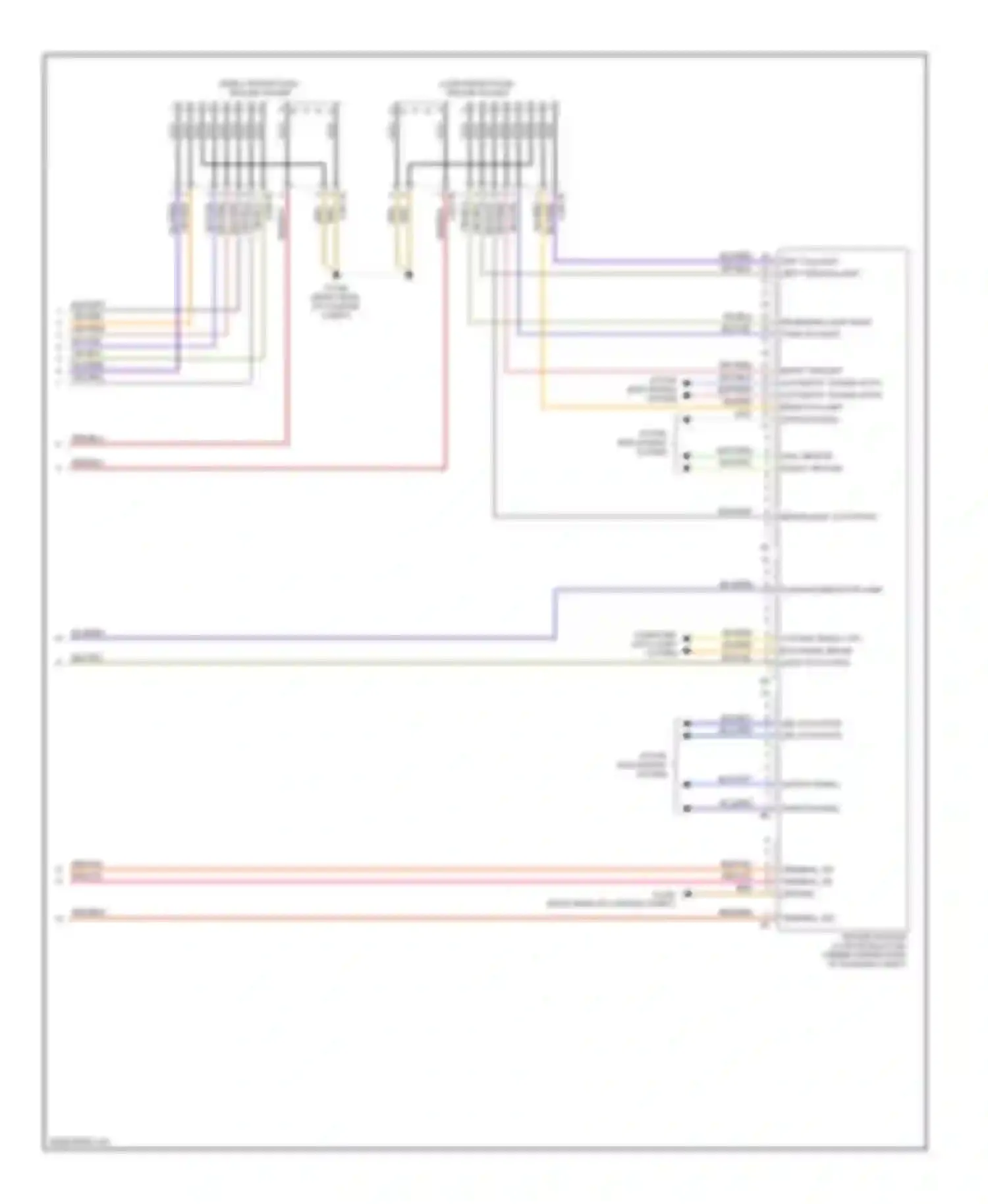6 series BMW F06/F13/F12 (2011-2015): Exterior lamps & trailer connector circuit (4 of 4)