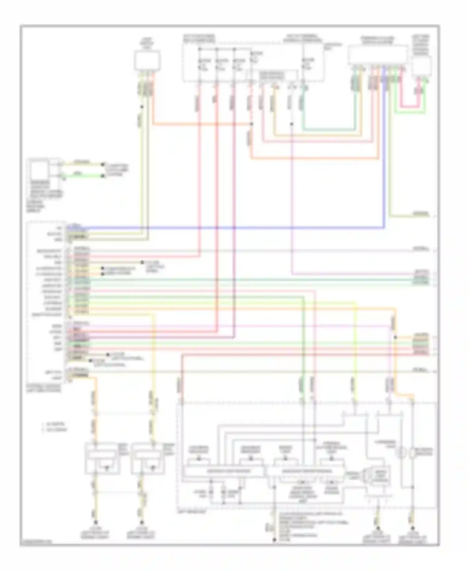 6 series BMW F06/F13/F12 (2011-2015): Headlights circuit (1 of 3)