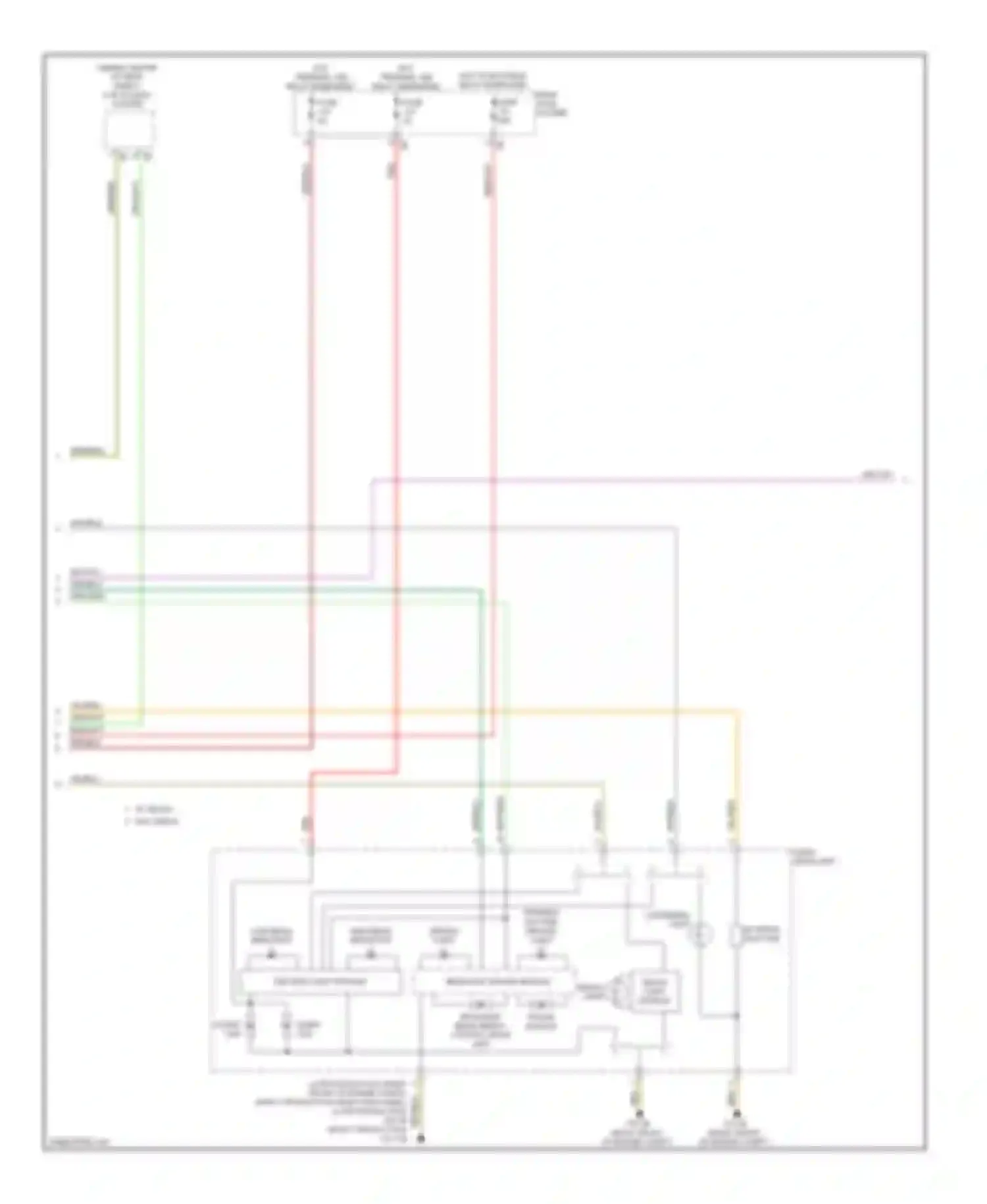 6 series BMW F06/F13/F12 (2011-2015): Headlights circuit (2 of 3)